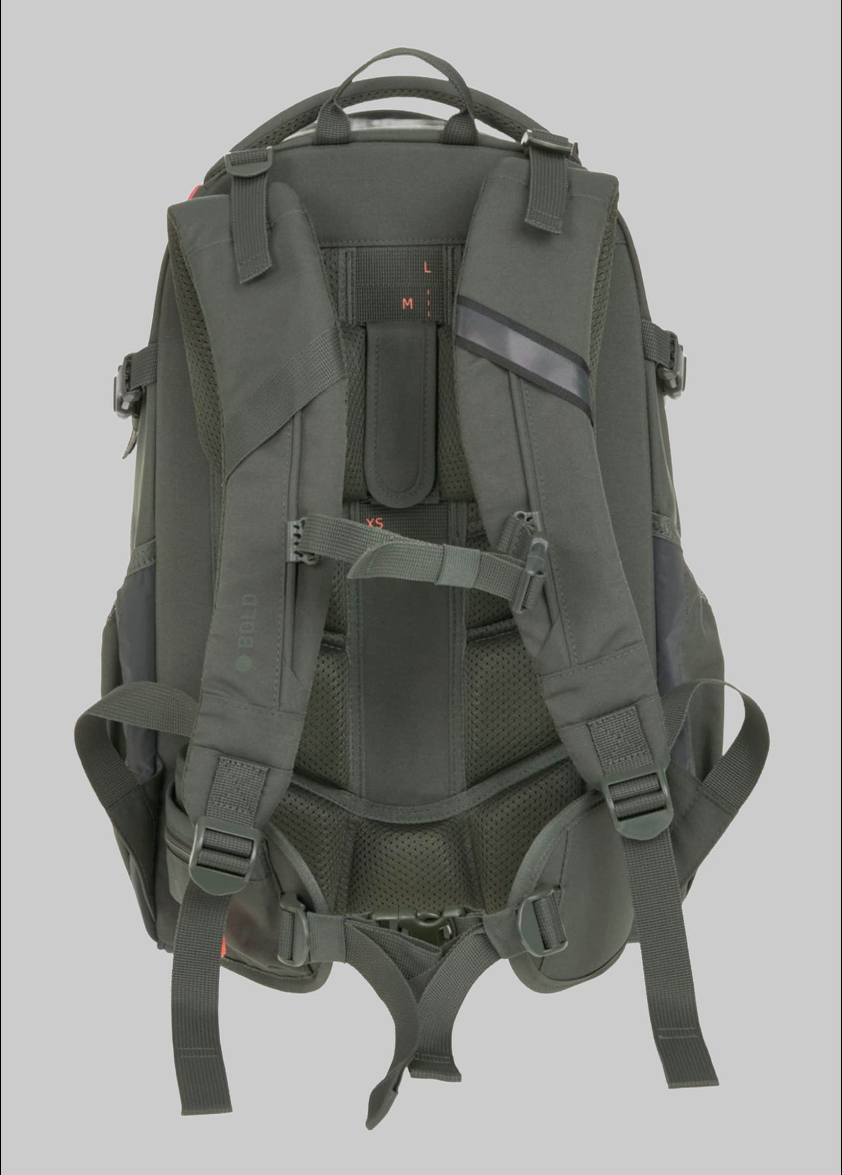 Rucksäcke Lu00C4SSIG LÄSSIG ORIGIN Bold School Backpack, Recycled Material Dark Olive