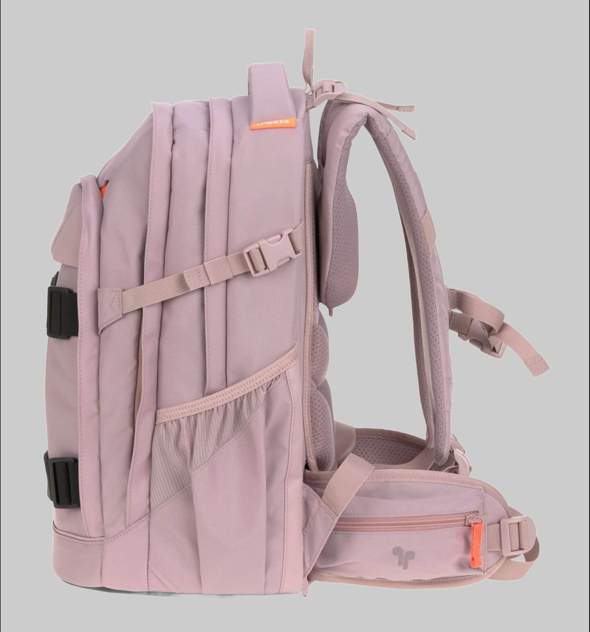 LÄSSIG ORIGIN Bold School Backpack, Recycled Material Mauve Lu00C4SSIG Spielzeug