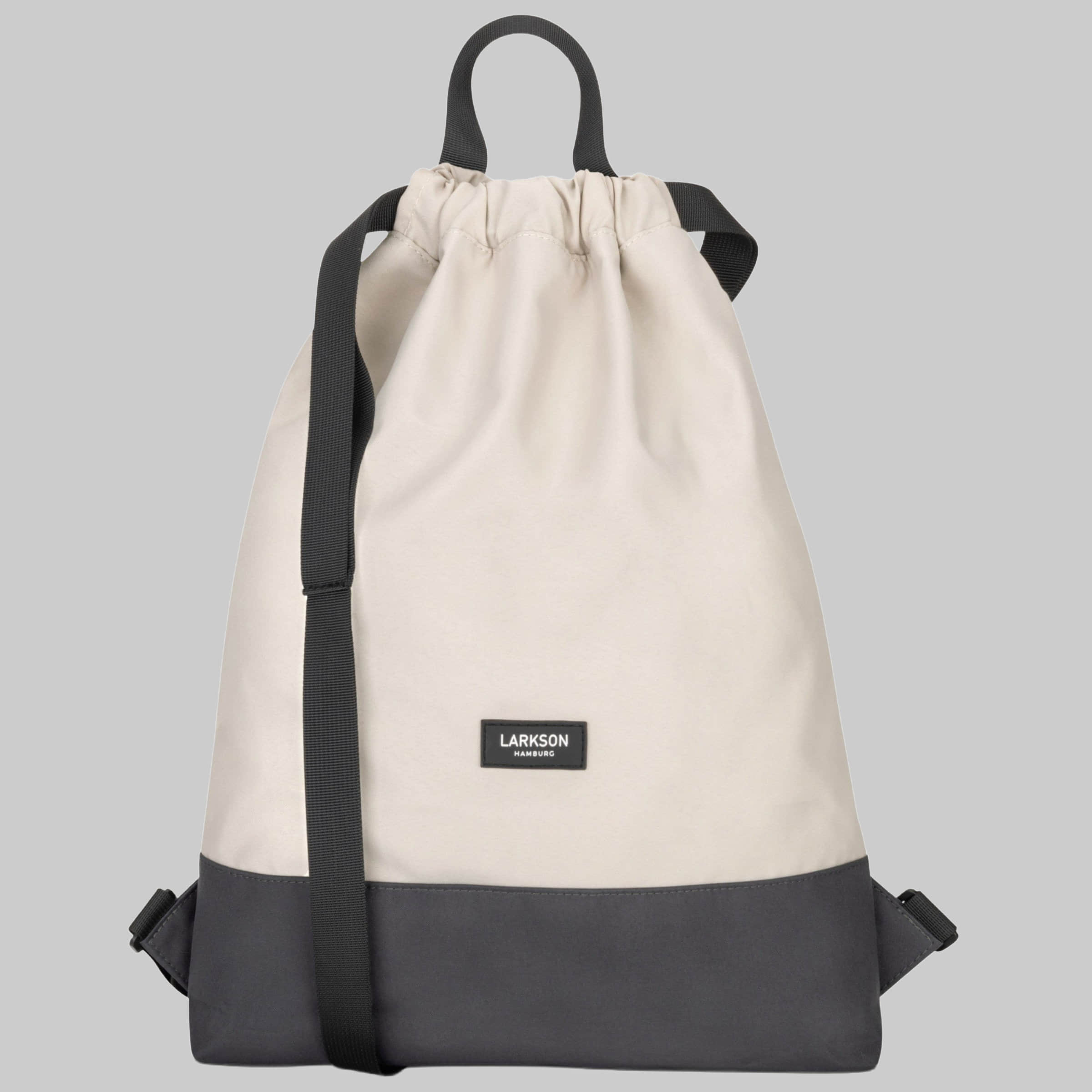 LARKSON Larkson No. 7 Turnbeutel Damen & Herren | Recycled PET, Anti-Theft | Sustainable Style Sand-Grau Spielzeug