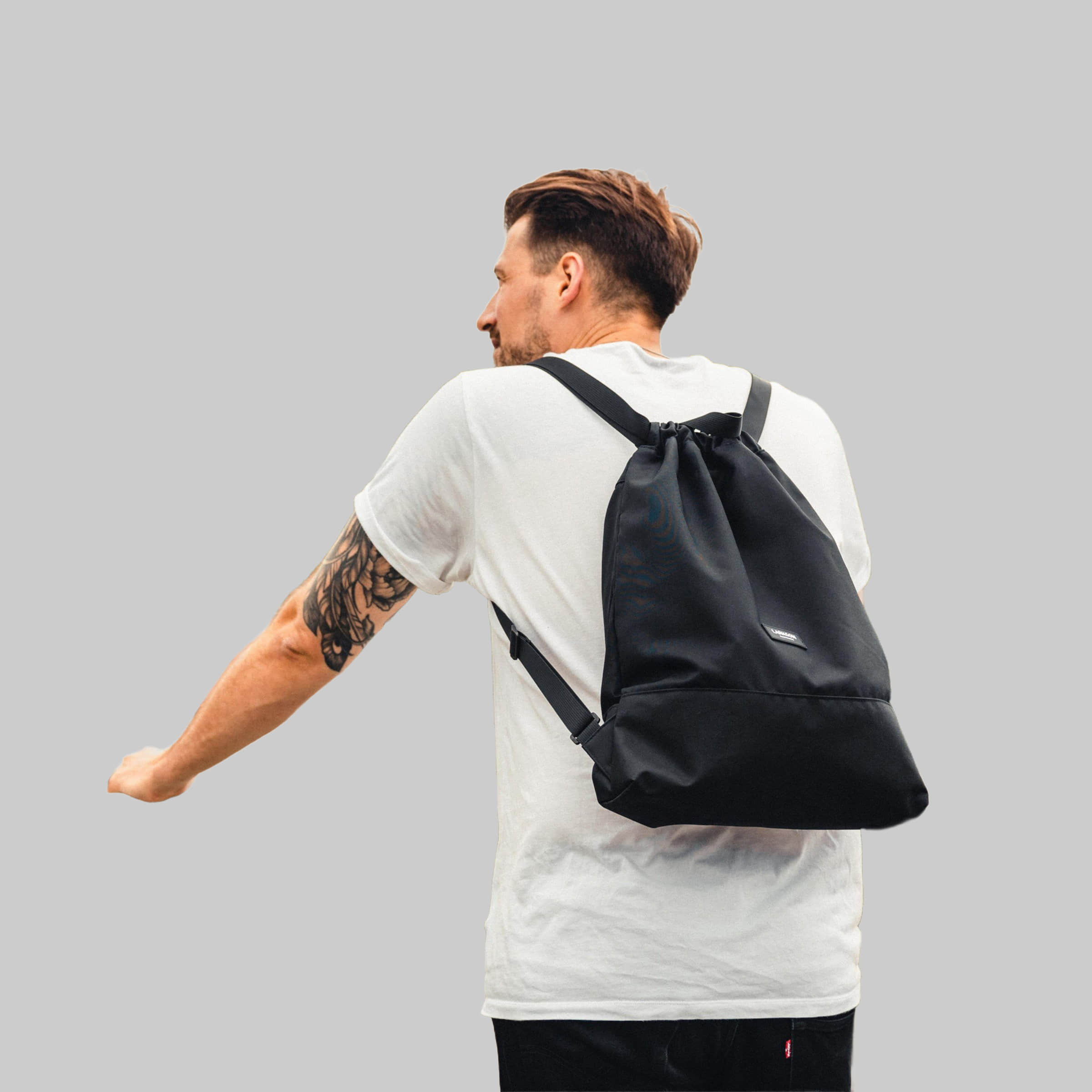 LARKSON Larkson No. 7 Turnbeutel Damen & Herren | Recycled PET, Anti-Theft | Sustainable Style Schwarz Spielzeug