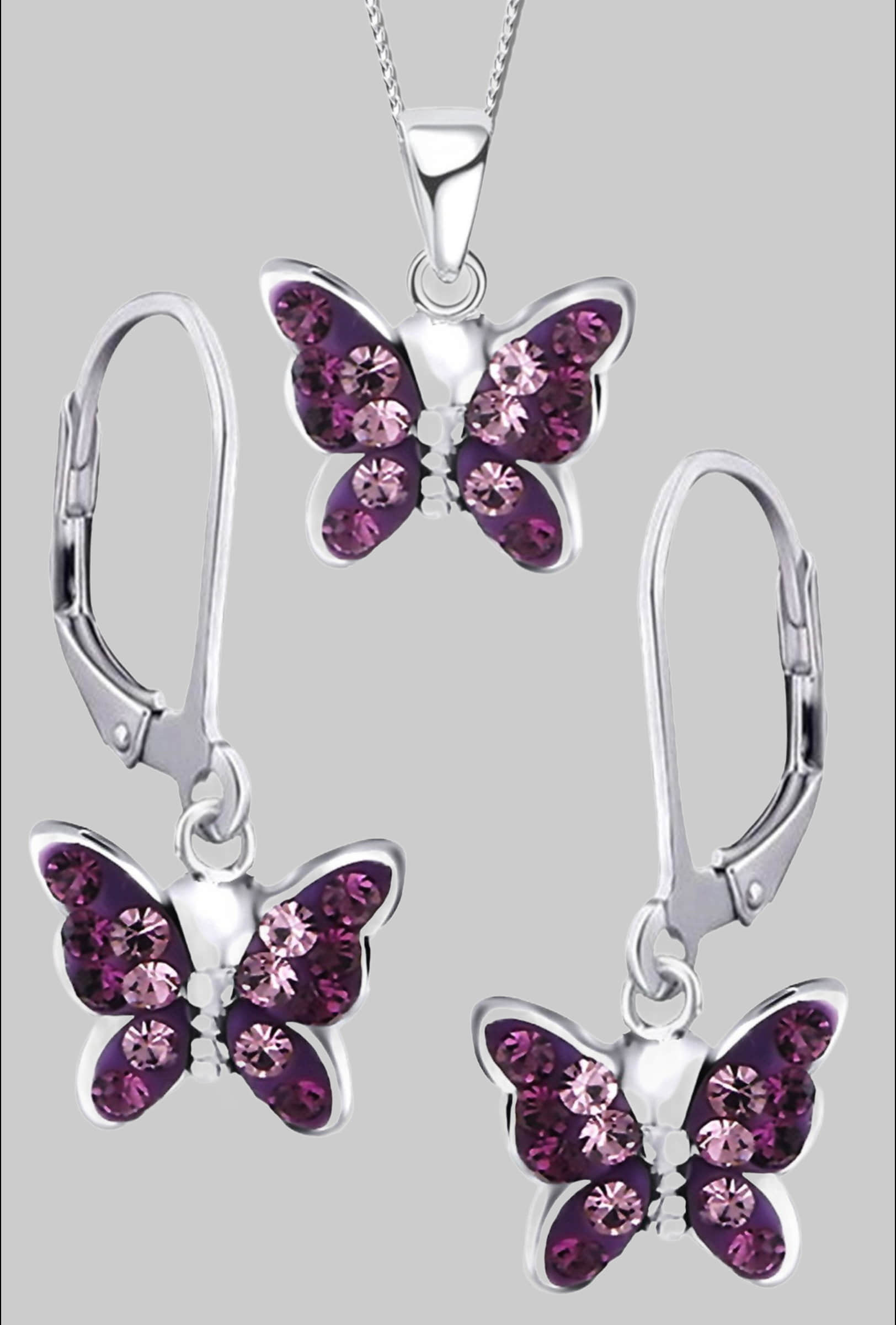 Limana Limana OhrstecKer-Set 925 Silber Einhorn Pferde Schmetterling Kinderohrringe Kinderschmuck, Glitzer | Preisvergleich | DeutschlandCard Lila K407+ myToys