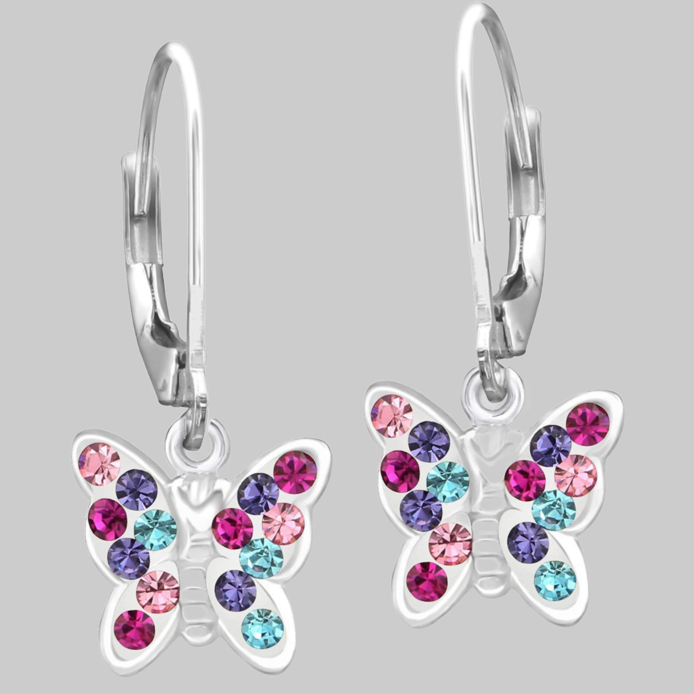 Limana Limana OhrstecKer-Set 925 Silber Einhorn Pferde Schmetterling Kinderohrringe Kinderschmuck, Glitzer | Preisvergleich | DeutschlandCard Bunt K649+ myToys