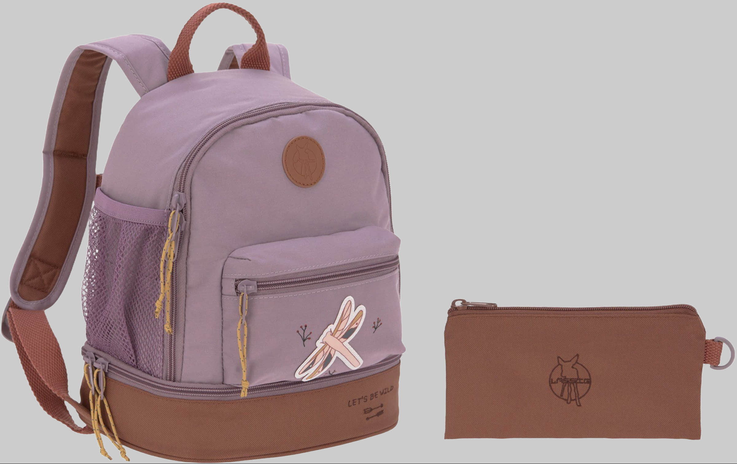 Lu00C4SSIG Lässig Kinderrucksack Adventure, Tractor, Mini Backpack, PETA-approved vegan Dragonfly Spielzeug
