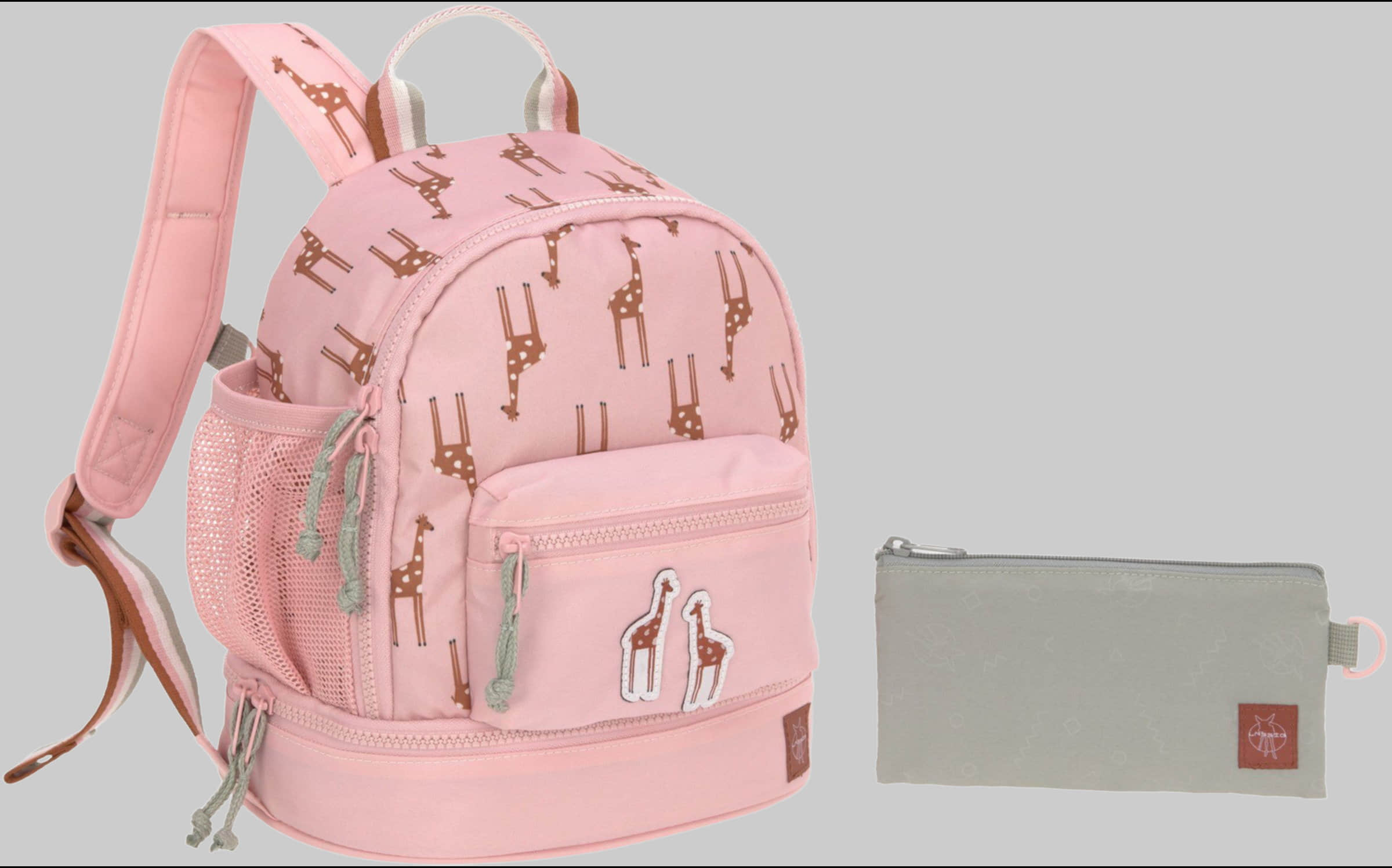 Lu00C4SSIG Spielzeug Lässig Kinderrucksack Adventure, Tractor, Mini Backpack, PETA-approved vegan Safari Gir