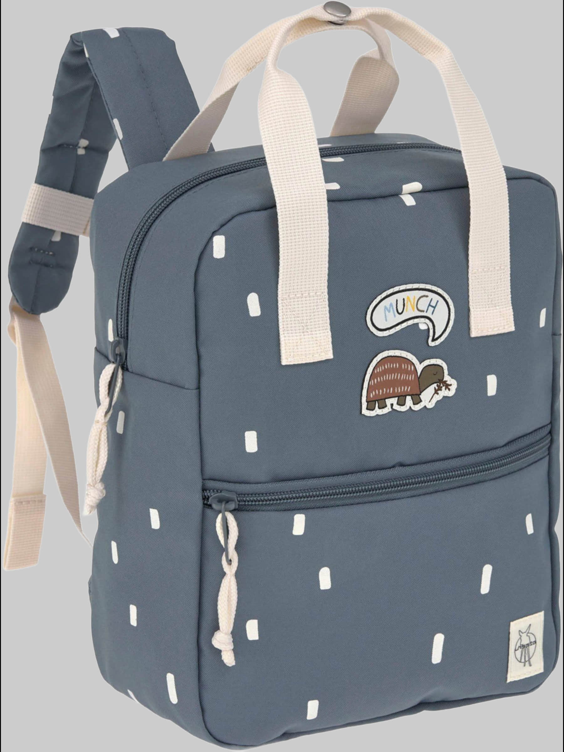 Lu00C4SSIG Lässig Mini Square Backpack Happy Prints - Midnight Blue Spielzeug