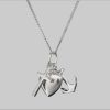 NICEANDnoble Kette mit Anhänger 925er Silber Anhänger Glaube, Liebe, Hoffnung 3-teilig mit Panzerkette myToys NICEANDnoble