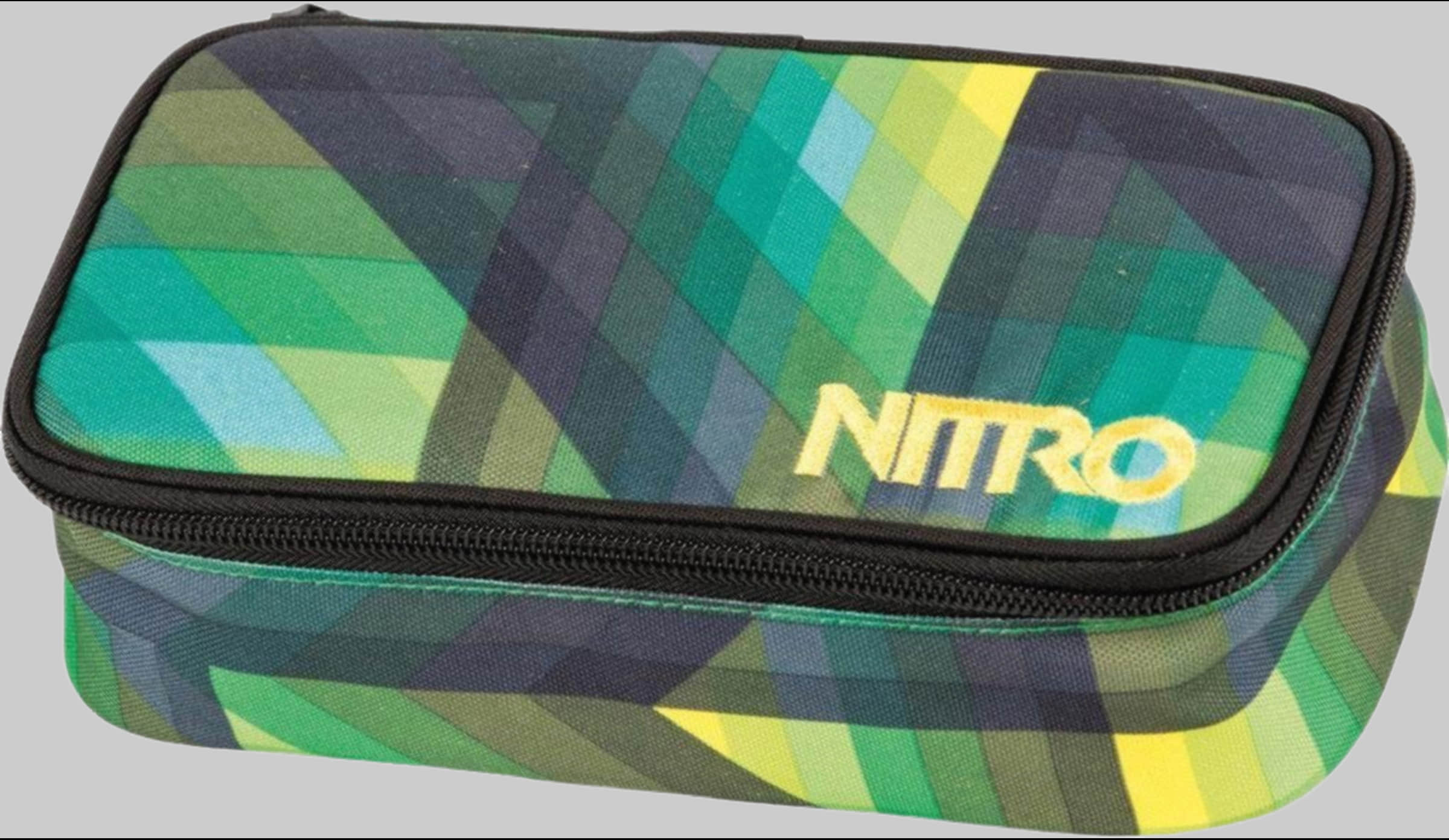 Ausstattung & Pflege NITRO NITRO Federtasche Pencil Case XL, Federmäppchen, Schlampermäppchen, Faulenzer Box, Stifte Etui geo green