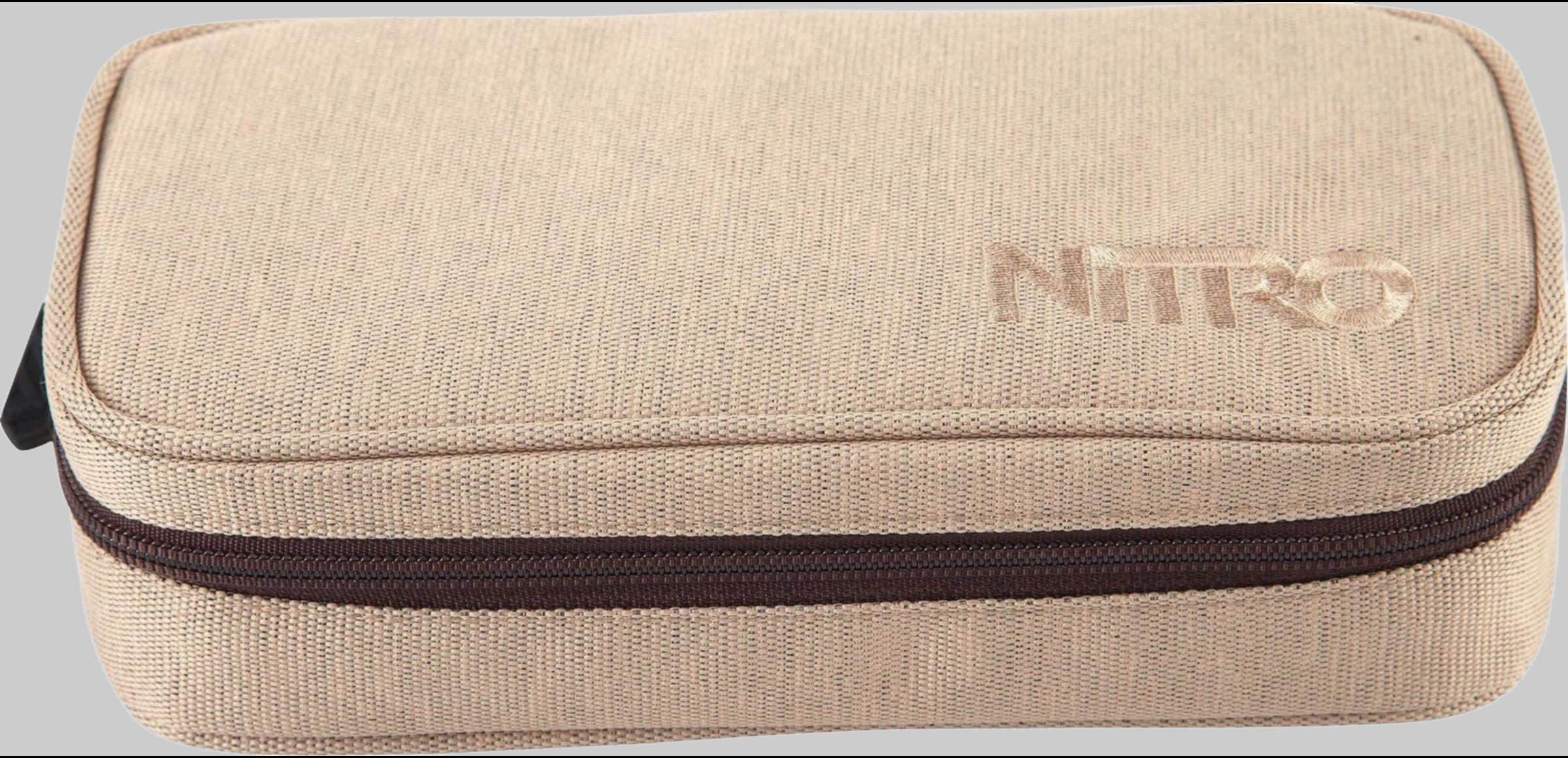 NITRO NITRO Federtasche Pencil Case XL, Federmäppchen, Schlampermäppchen, Faulenzer Box, Stifte Etui almond Ausstattung & Pflege
