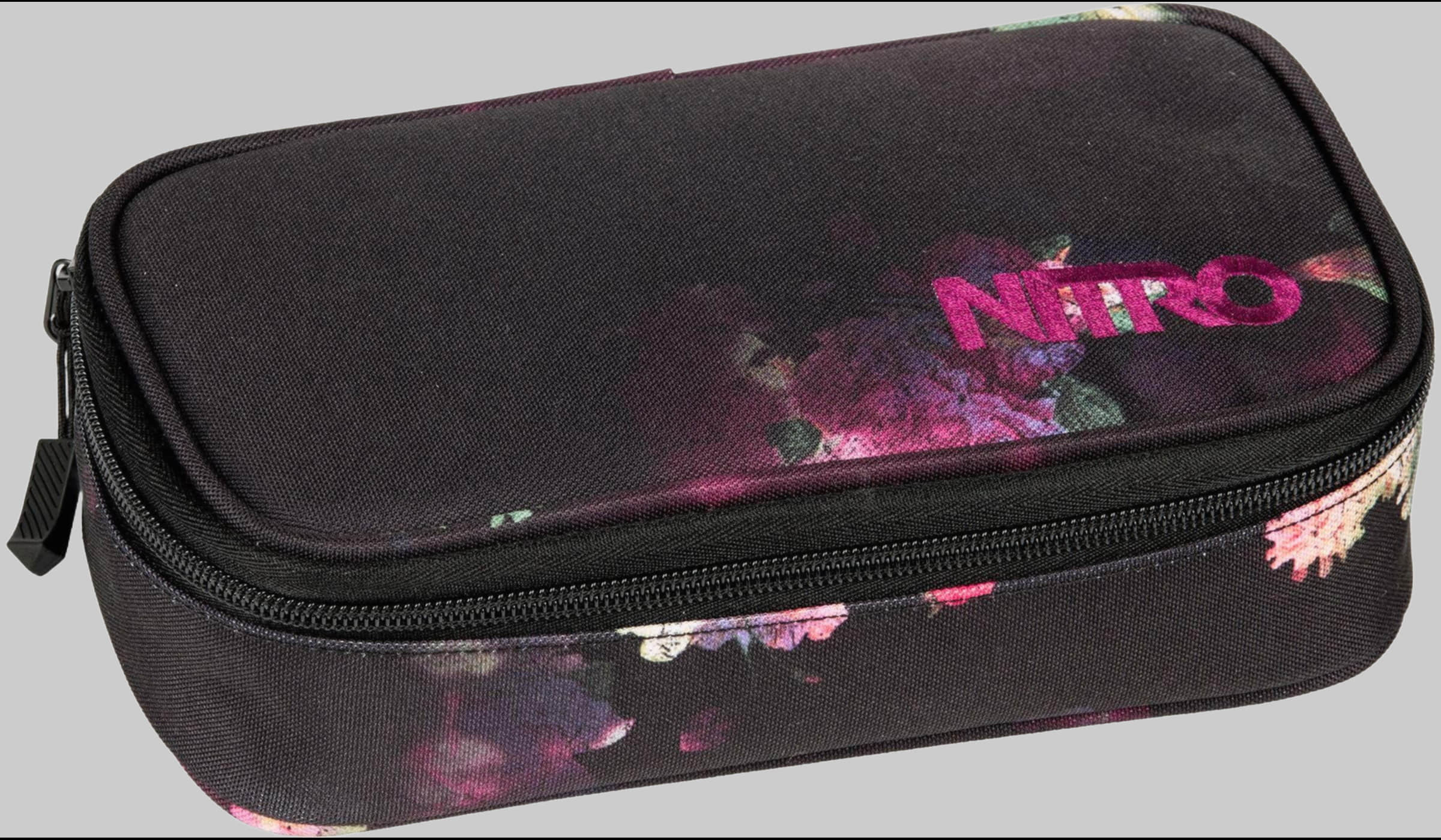 Ausstattung & Pflege NITRO NITRO Federtasche Pencil Case XL, Federmäppchen, Schlampermäppchen, Faulenzer Box, Stifte Etui black rose
