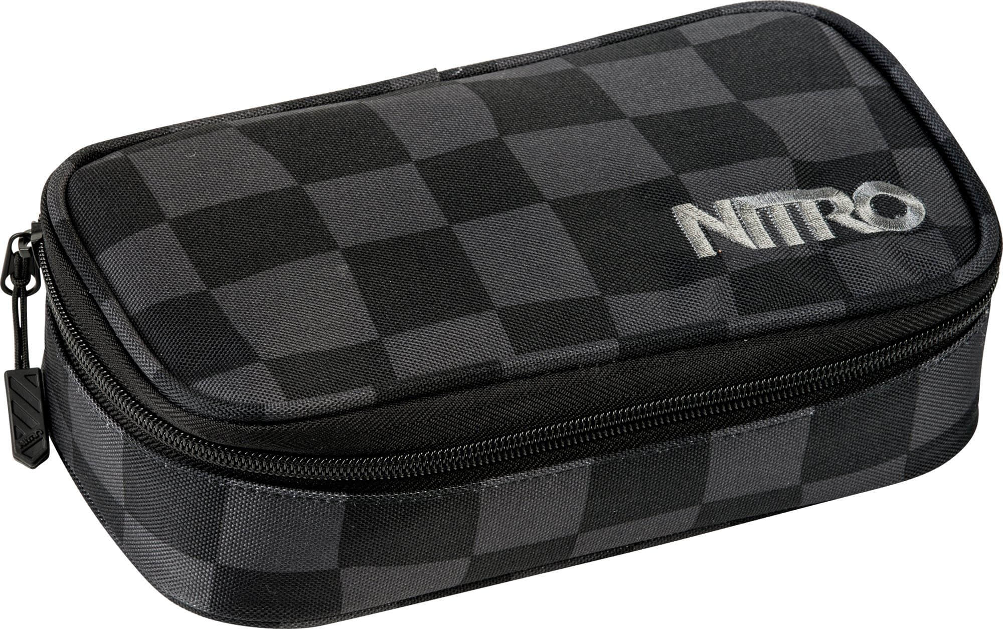 NITRO NITRO Federtasche Pencil Case XL, Federmäppchen, Schlampermäppchen, Faulenzer Box, Stifte Etui checker Ausstattung & Pflege
