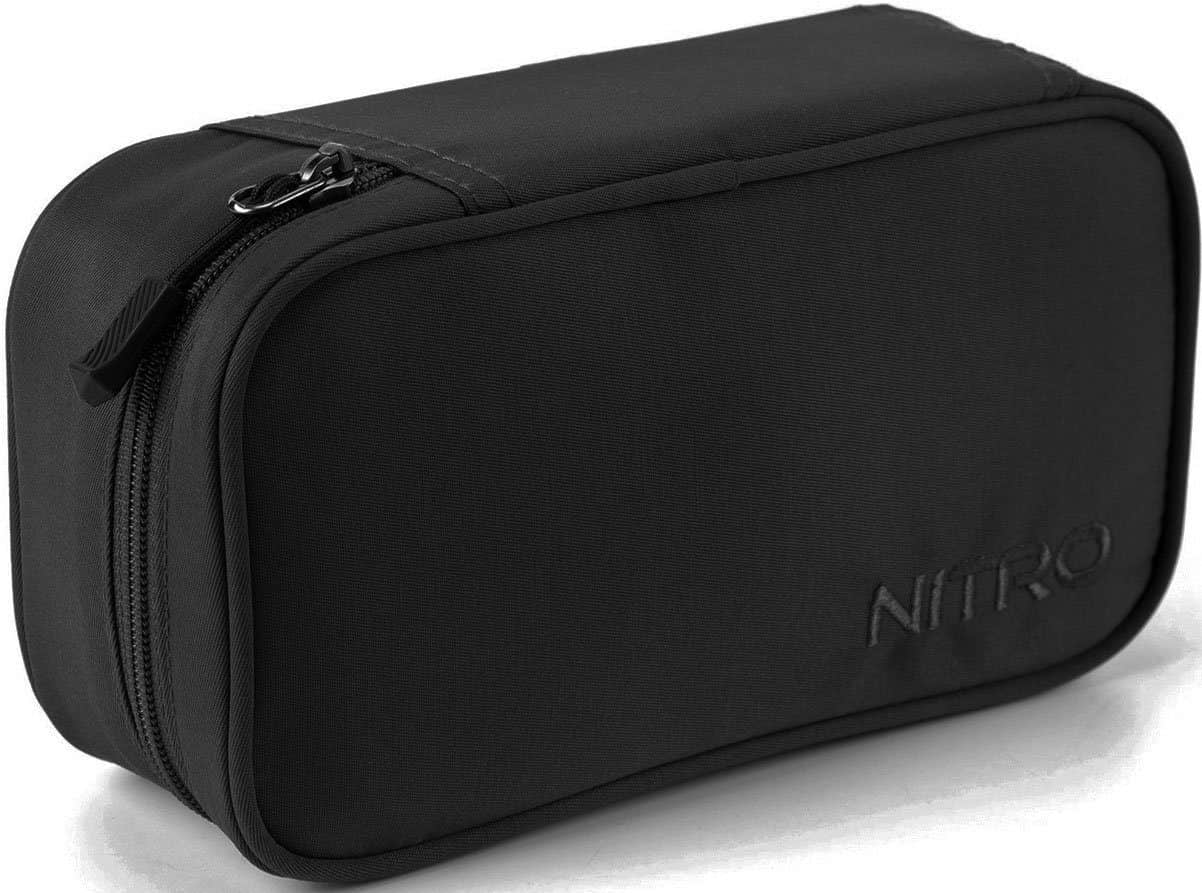 NITRO Ausstattung & Pflege NITRO Federtasche Pencil Case XL, Federmäppchen, Schlampermäppchen, Faulenzer Box, Stifte Etui schwarz