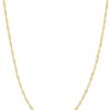 Niklarson® Memory Singapore Chain Necklace - 925 Sterling Silver myToys Einzelstu00FCck
