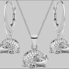 Goldene Hufeisen myToys Ostheimer Schmuck: Mini Igel Sterling Silver Jewelry Set - Necklace & Earrings - 40cm