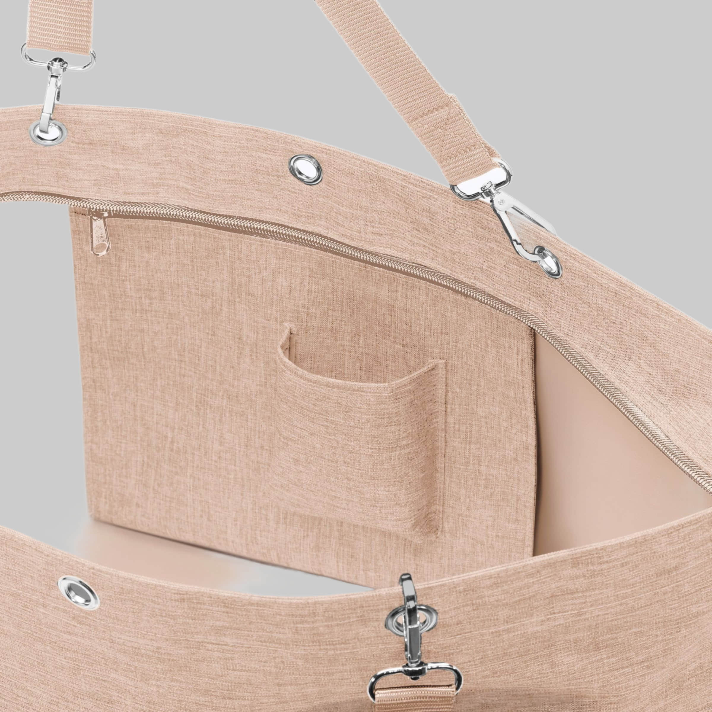 REISENTHEL Shopper: Premium Polyester Shopping & Handbag twist coffee Reinigung & Ordnung REISENTHELu00AE