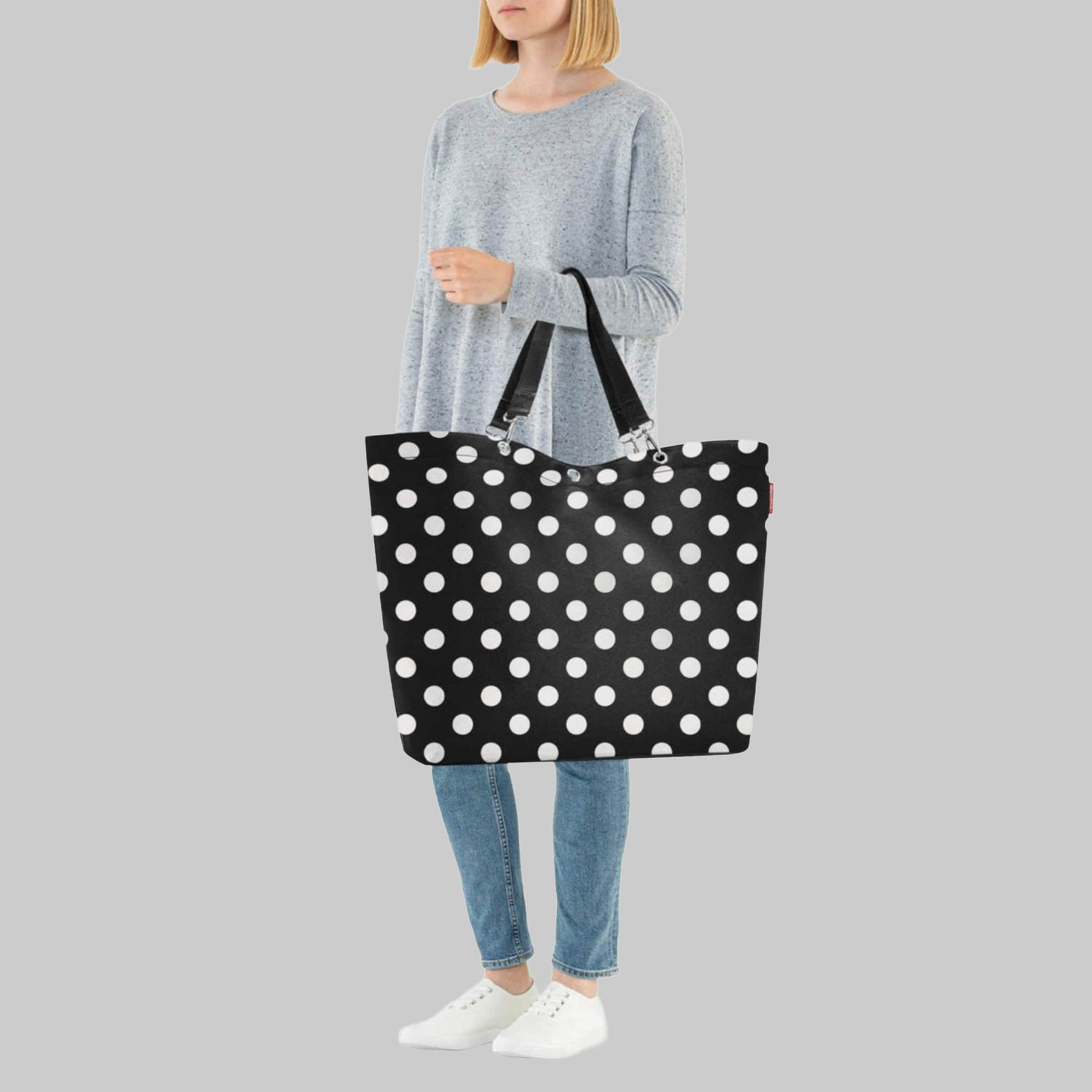 REISENTHELu00AE REISENTHEL Shopper: Premium Polyester Shopping & Handbag dots white Accessoires & Taschen