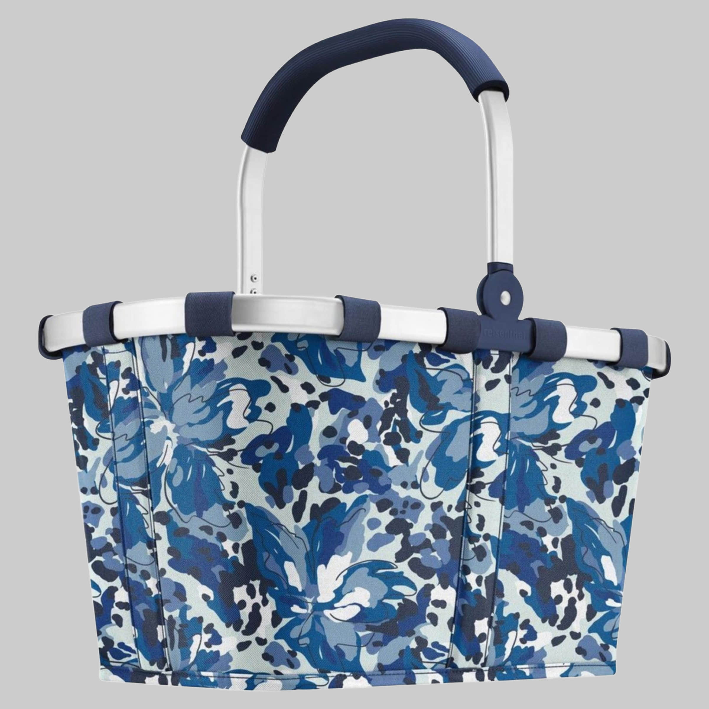 REISENTHELu00AE Reisenthel Carrybag XS Dark Blue (Batik Strong Blue) - Original Shopping Basket Flora Blue Reinigung & Ordnung