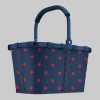 Reinigung & Ordnung REISENTHELu00AE Reisenthel Carrybag XS Dark Blue (Batik Strong Blue) - Original Shopping Basket mixed dots