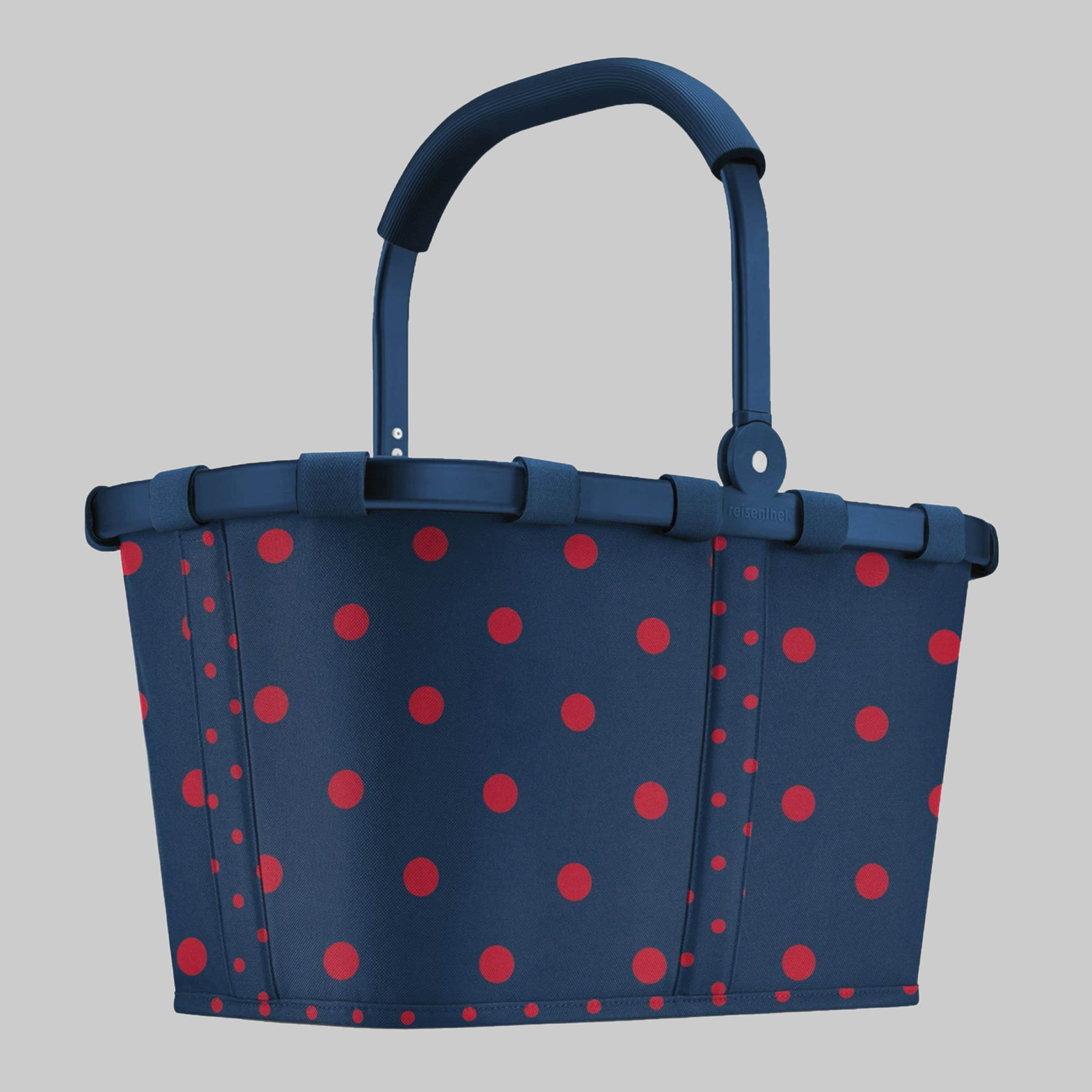 Reinigung & Ordnung REISENTHELu00AE Reisenthel Carrybag XS Dark Blue (Batik Strong Blue) - Original Shopping Basket mixed dots