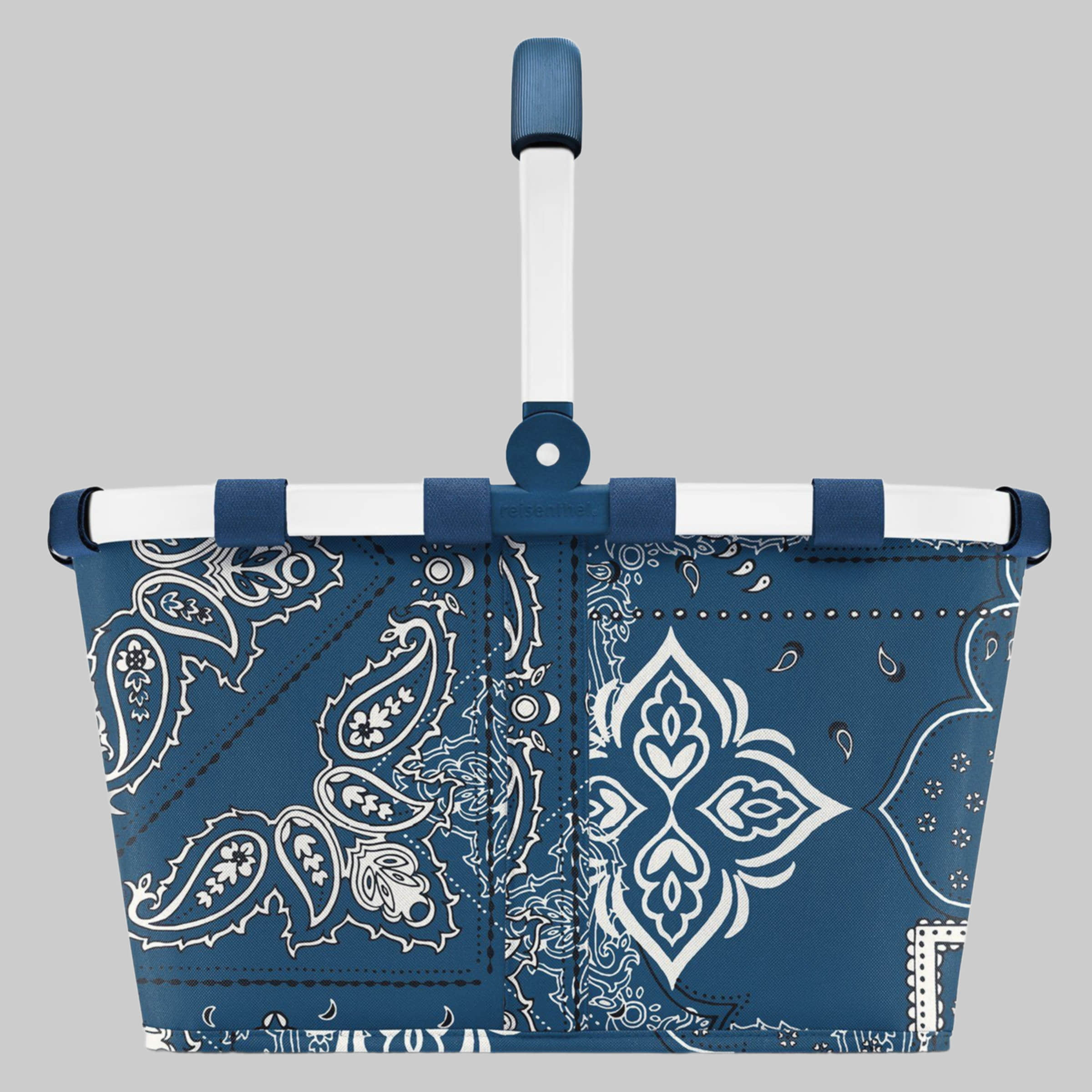 Reinigung & Ordnung REISENTHELu00AE Reisenthel Carrybag XS Dark Blue (Batik Strong Blue) - Original Shopping Basket frame band