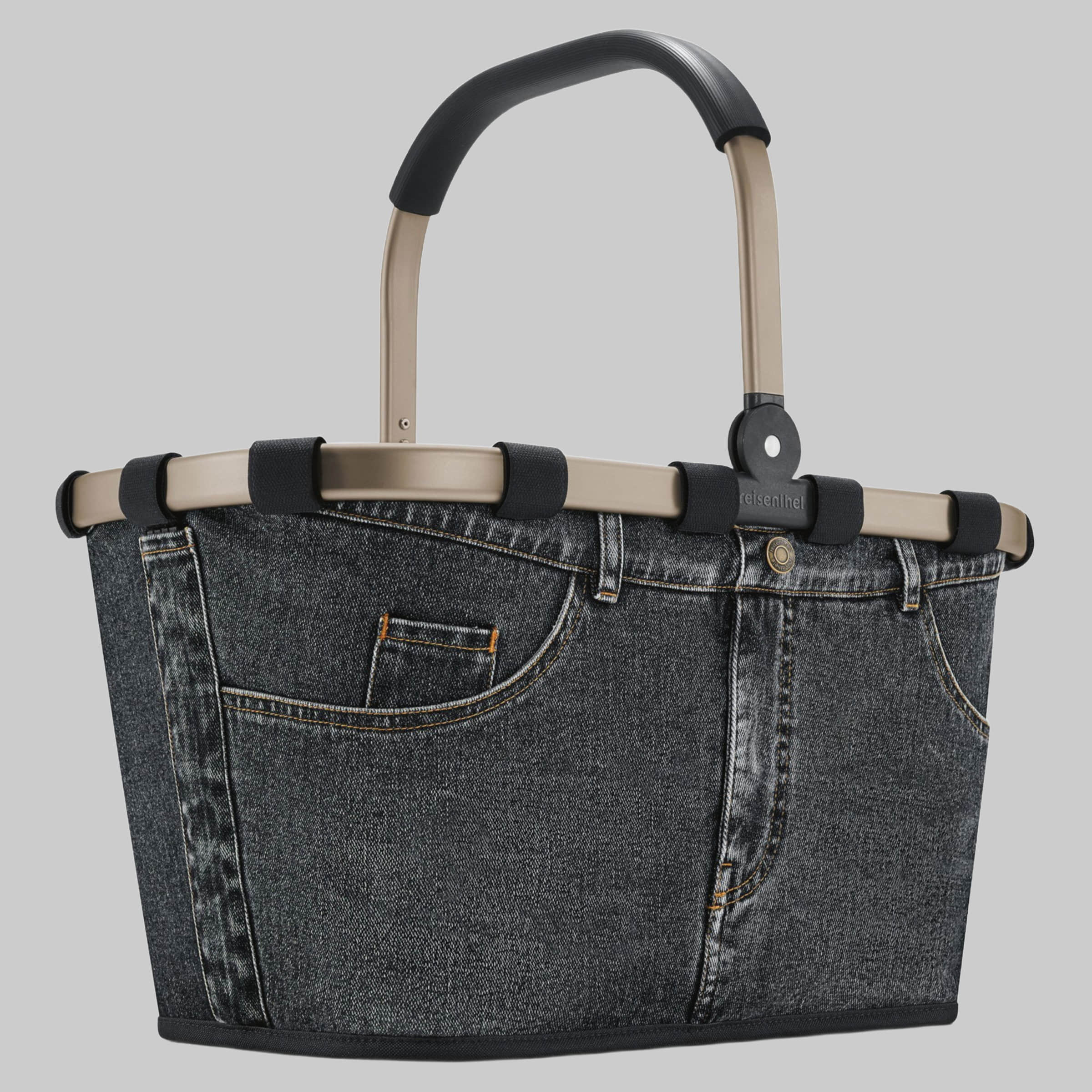 REISENTHELu00AE Reinigung & Ordnung Reisenthel Carrybag XS Dark Blue (Batik Strong Blue) - Original Shopping Basket Jeans Dark