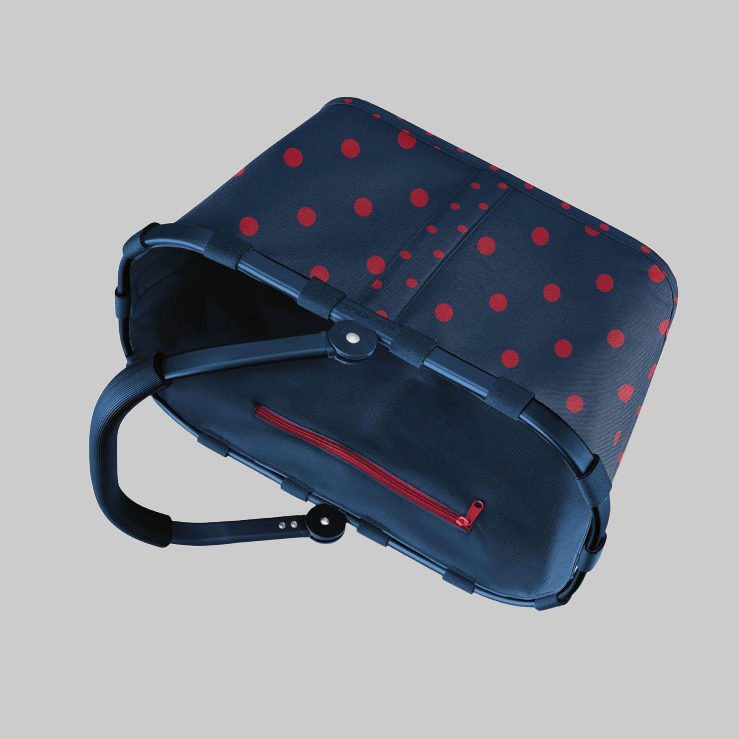 Reinigung & Ordnung REISENTHELu00AE Reisenthel Carrybag XS Dark Blue (Batik Strong Blue) - Original Shopping Basket mixed dots