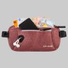 Accessoires & Taschen SAO ROQUE SAO ROQUE Bauchtasche - Flache Damen Herren Bauchtasche, Diebstahl-sicher mit RFID Schutz, Vegan, Ultraflach Kastanien-