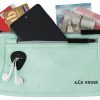 SAO ROQUE Bauchtasche - Flache Damen Herren Bauchtasche, Diebstahl-sicher mit RFID Schutz, Vegan, Ultraflach Türkis Accessoires & Taschen SAO ROQUE