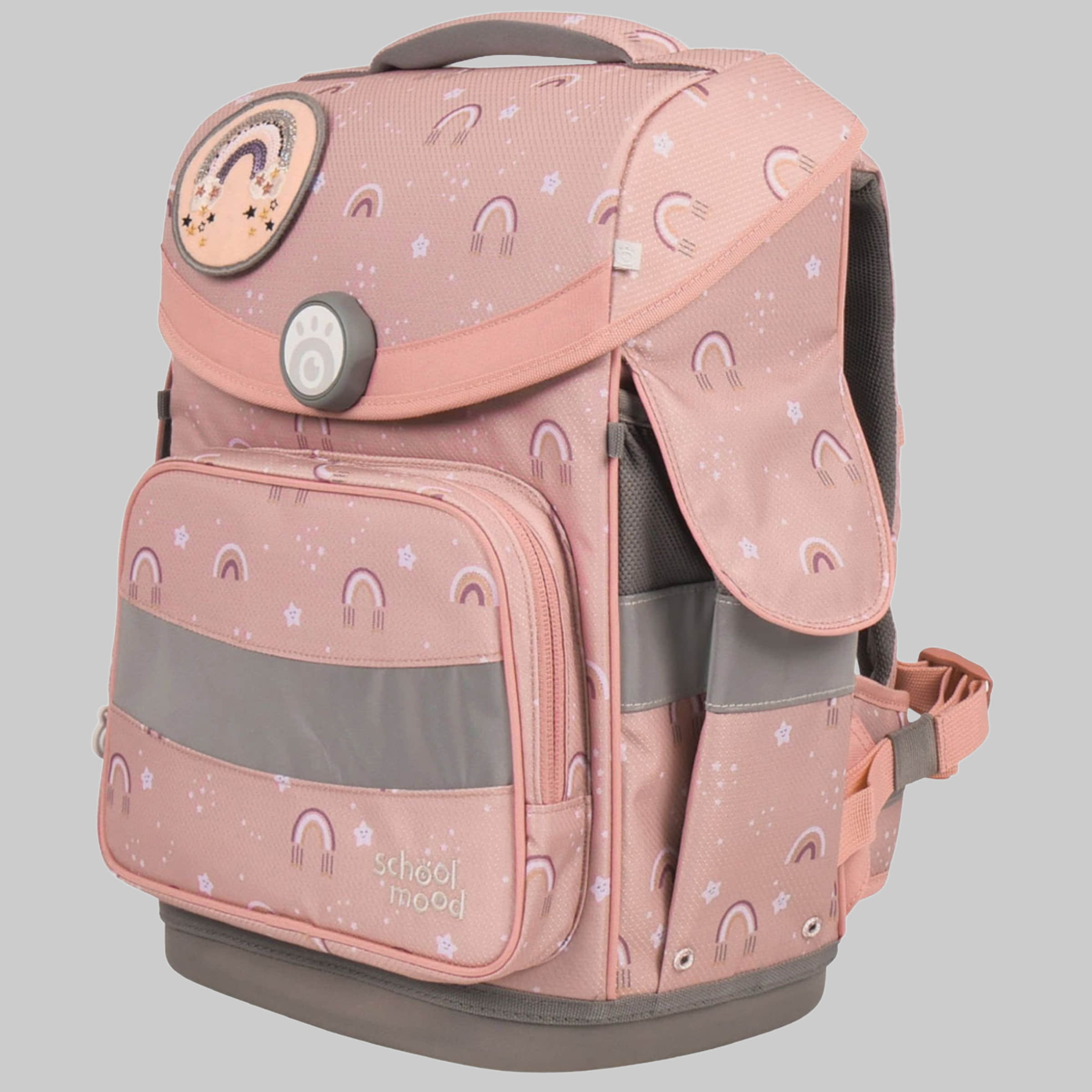 Rucksäcke SCHOOL-MOODu00AE SCHOOL-MOOD® Timeless School Backpack Set (7-Piece) - Recycled Materials rainbow