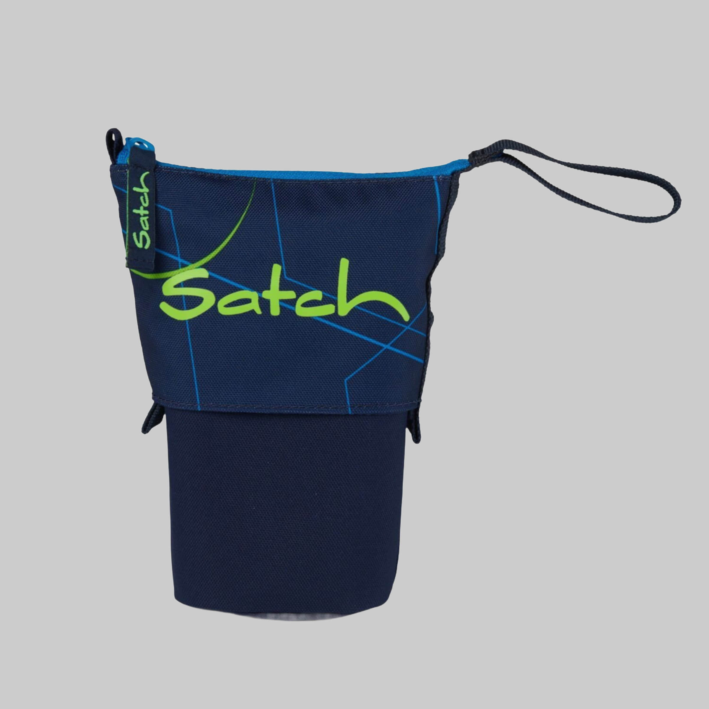 Satch Pencil Slider - Recycled Polyester, Slide-Down Design Blue Tech Ausstattung & Pflege Satch