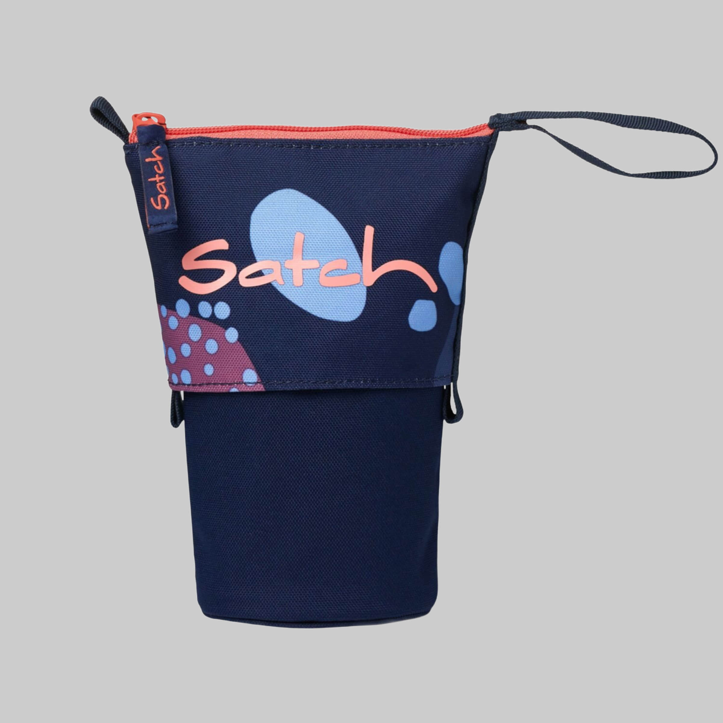 Satch Pencil Slider - Recycled Polyester, Slide-Down Design Coral Reef Satch Ausstattung & Pflege