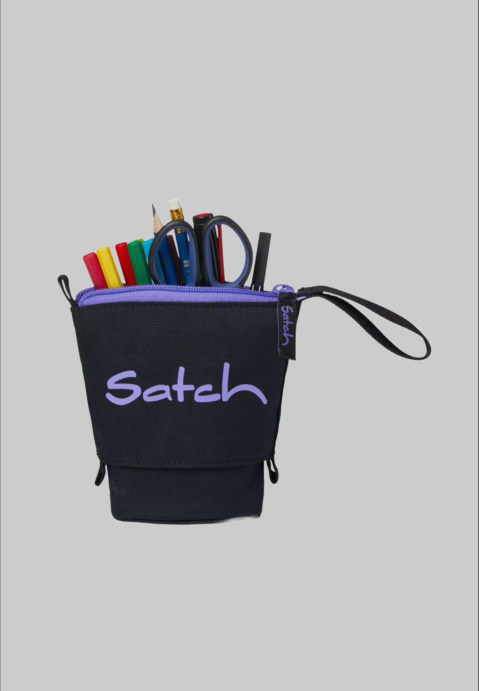 Satch Pencil Slider - Recycled Polyester, Slide-Down Design Purple Pha Ausstattung & Pflege Satch