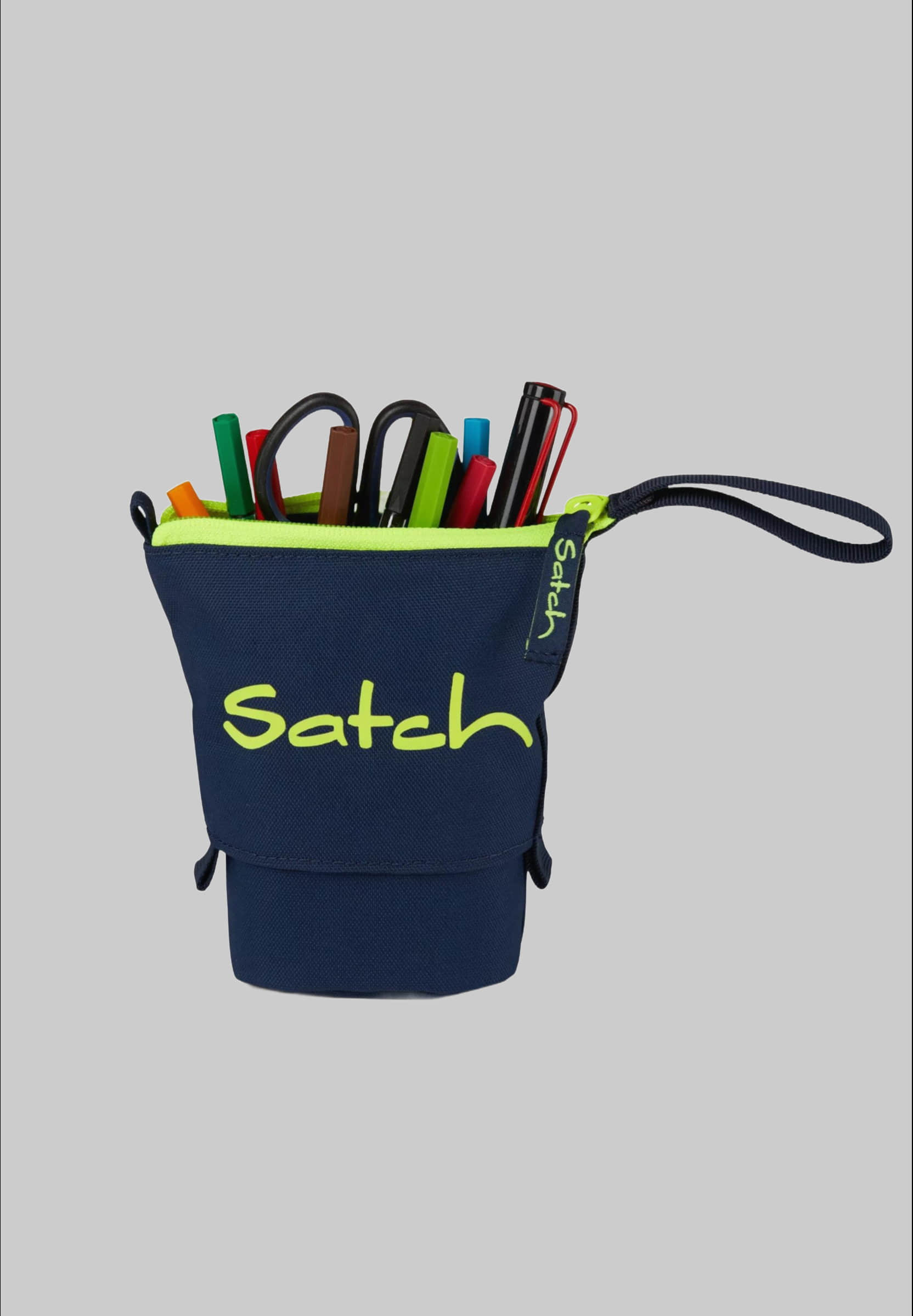 Satch Pencil Slider - Recycled Polyester, Slide-Down Design Toxic Yell Satch Ausstattung & Pflege