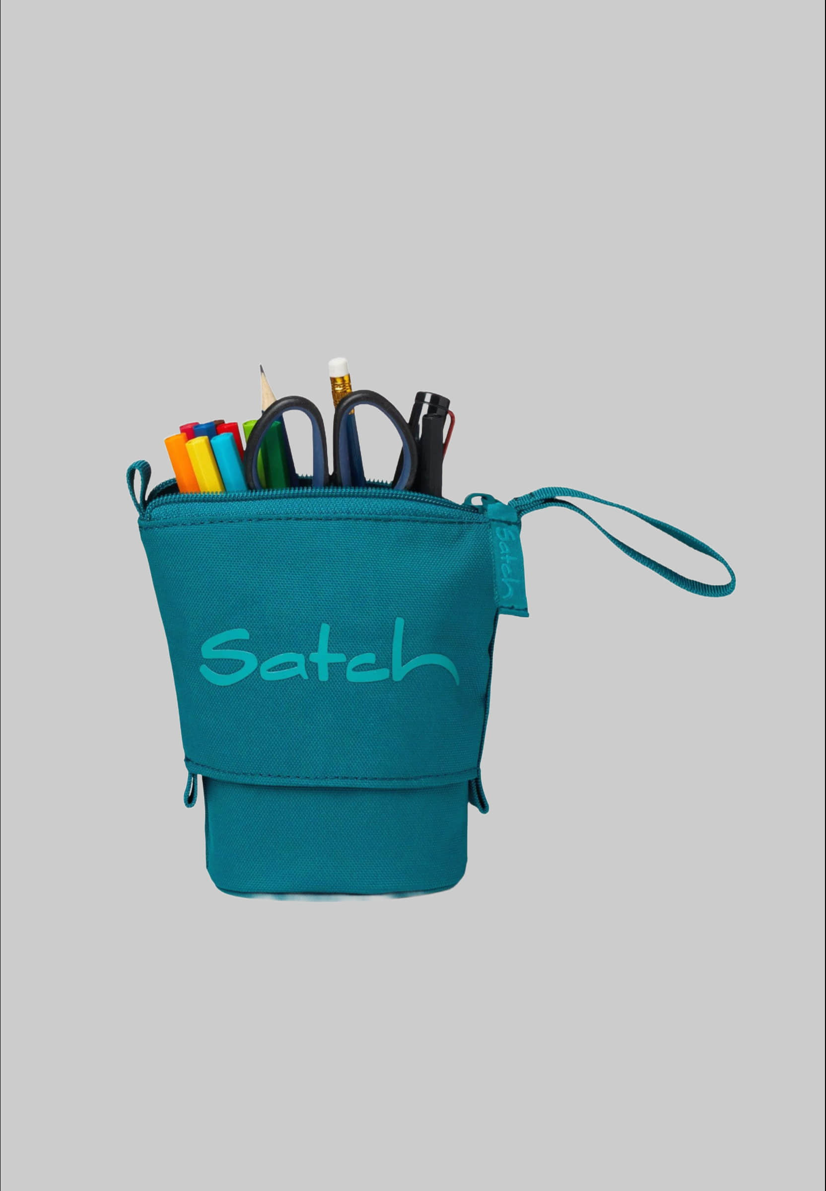 Satch Ausstattung & Pflege Satch Pencil Slider - Recycled Polyester, Slide-Down Design Deep Petro