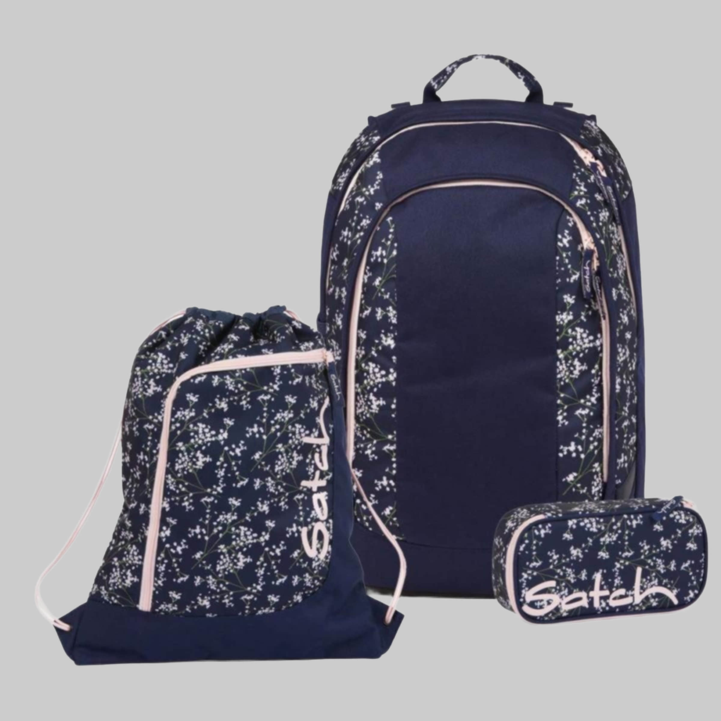 Satch Startseite Satch Schulrucksack Air (3tlg., inkl. Schlamperbox und Sportbeutel) Bloomy Bre
