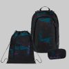 Startseite Satch Satch Schulrucksack Air (3tlg., inkl. Schlamperbox und Sportbeutel) Night Vision