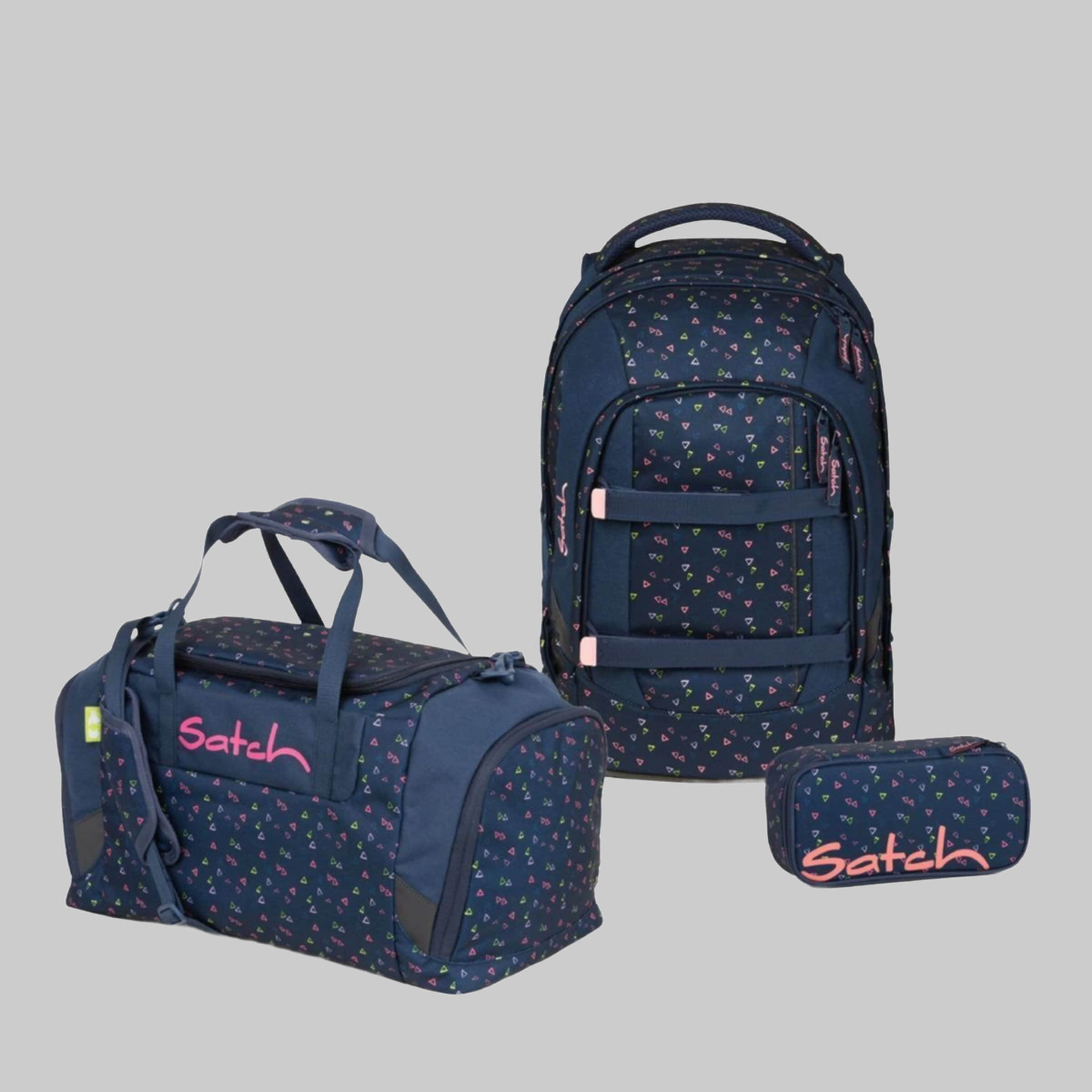 Satch Schulrucksack Pack (3tlg., inkl. Schlamperbox und Sporttasche) Funky Friday Spielzeug Satch