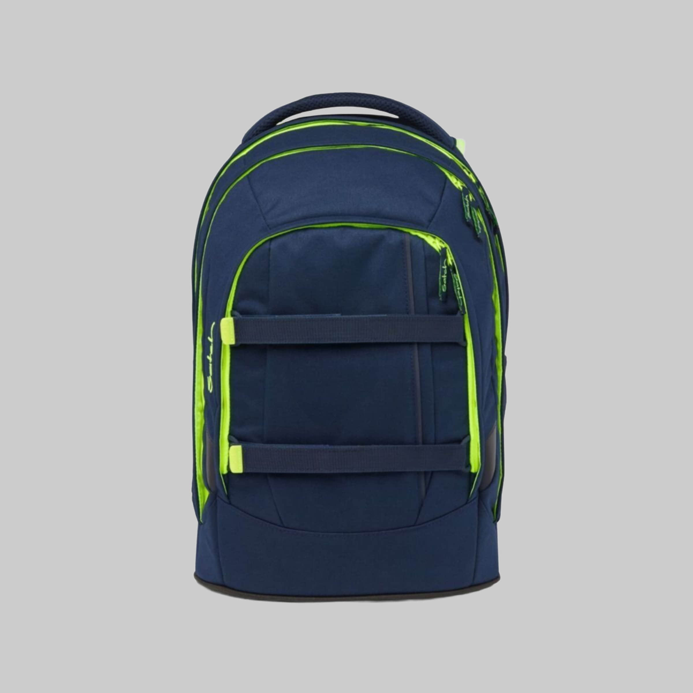 Satch Satch Schulrucksack Pack (3tlg., inkl. Schlamperbox und Sporttasche) Toxic Yellow Spielzeug