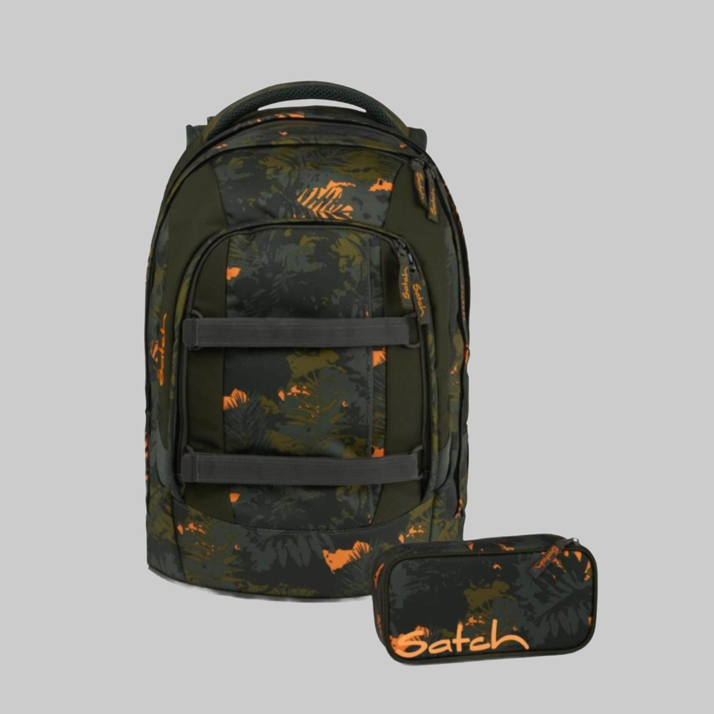 Satch Schulrucksack Set Pack (2tlg., inkl. Schlamperbox) Jurassic J Satch Spielzeug