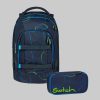 Satch Spielzeug Satch Schulrucksack Set Pack (2tlg., inkl. Schlamperbox) Blue Tech