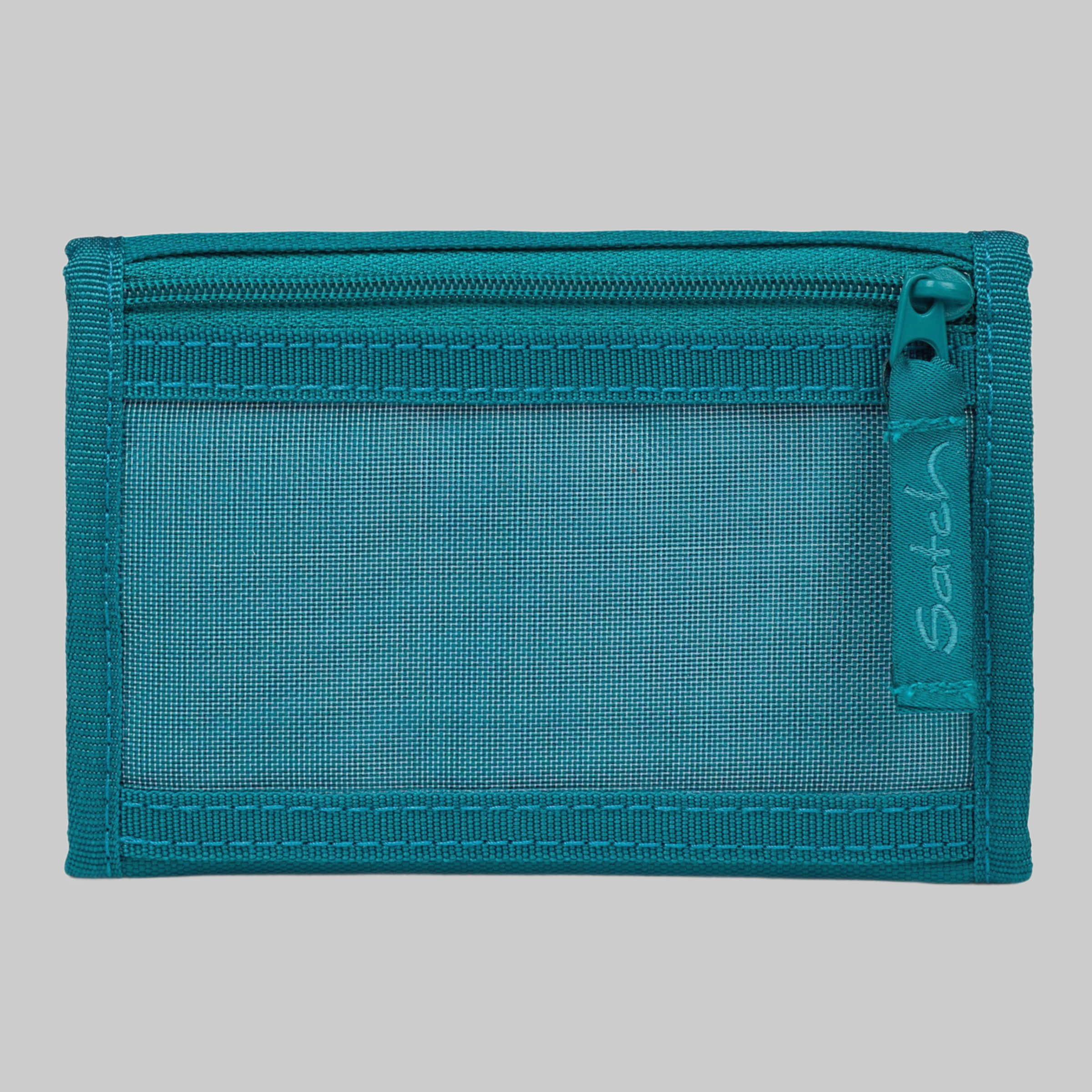Satch Wallet - Recycled Polyester, Water-Repellent Design Deep Petrol Geldbörsen Satch