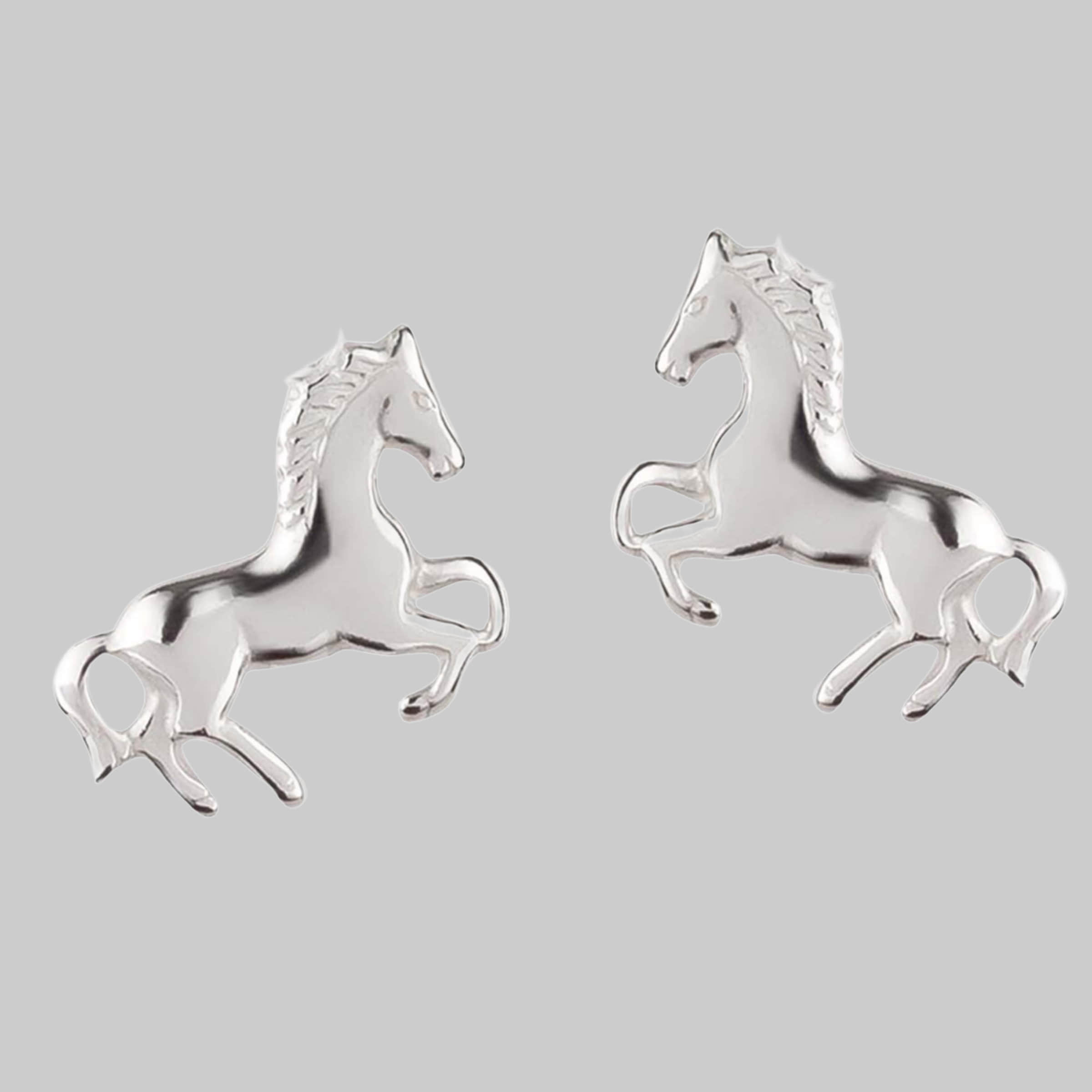 myToys schmuck23 Schmuck23 Paar Ohrsteker: Pferd Ohrringe 925 Silber Damen Kinder Mädchen