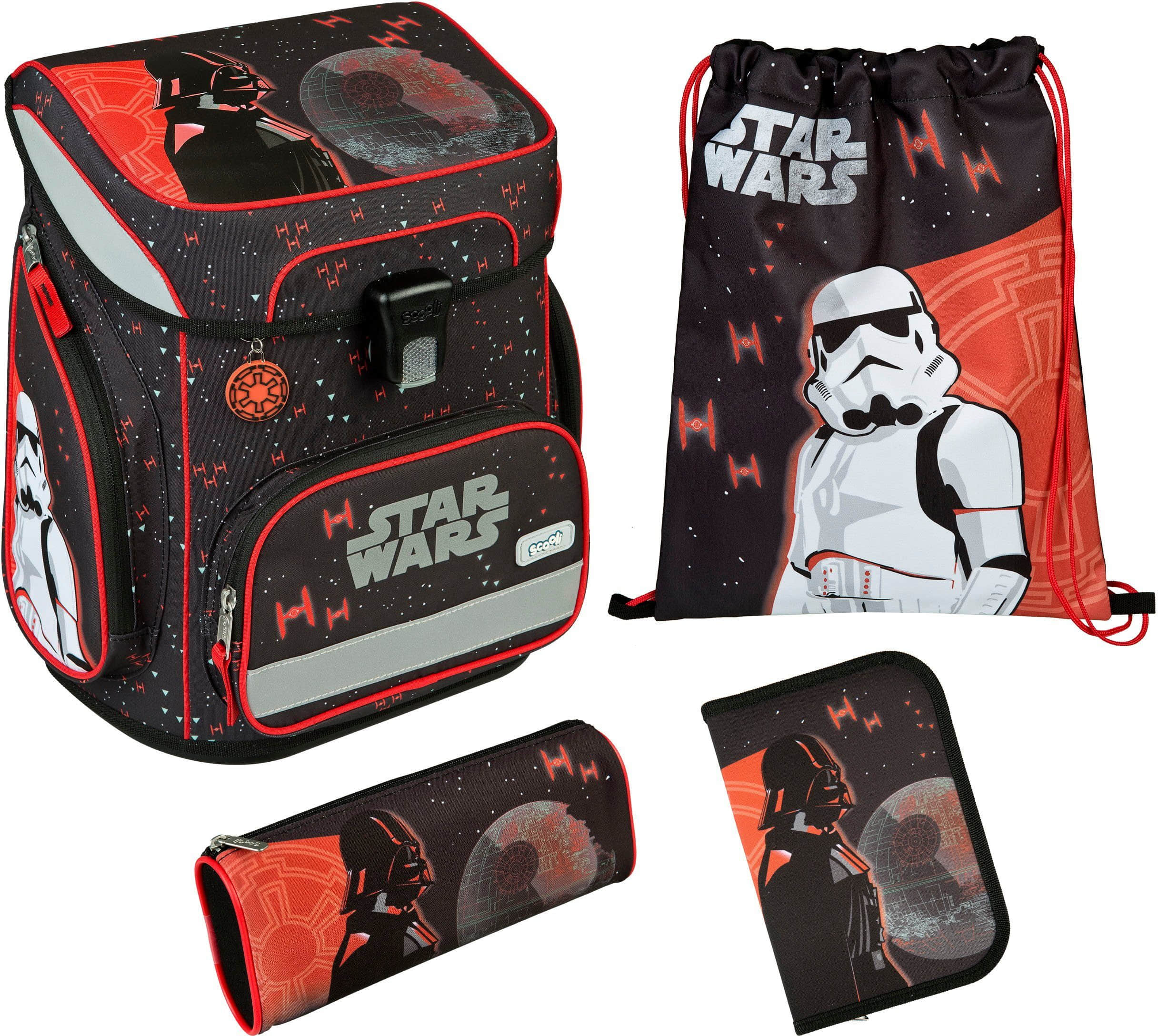Spielzeug Scooli Scooli EasyFit Schulranzen-Set Dreamland (5-tlg) Star Wars