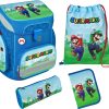 Scooli Spielzeug Scooli EasyFit Schulranzen-Set Dreamland (5-tlg) Super Mario