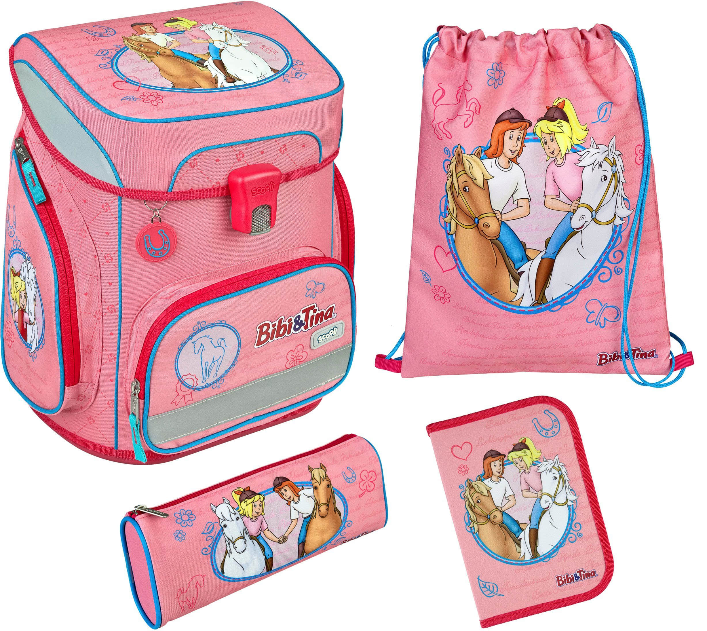 Scooli EasyFit Schulranzen-Set Dreamland (5-tlg) Bibi & Tina Scooli Spielzeug