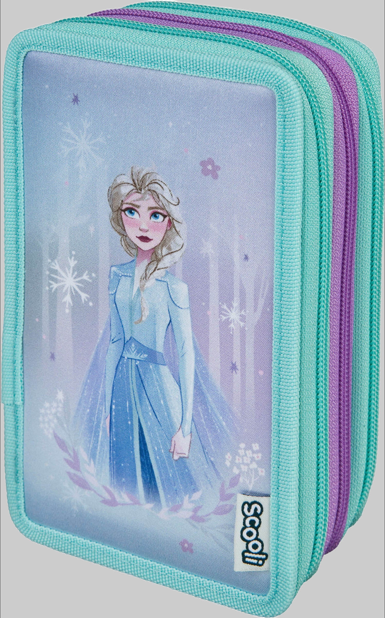 Scooli Frozen Triple Decker Pencil Case with Faber-Castell Supplies Ausstattung & Pflege Scooli