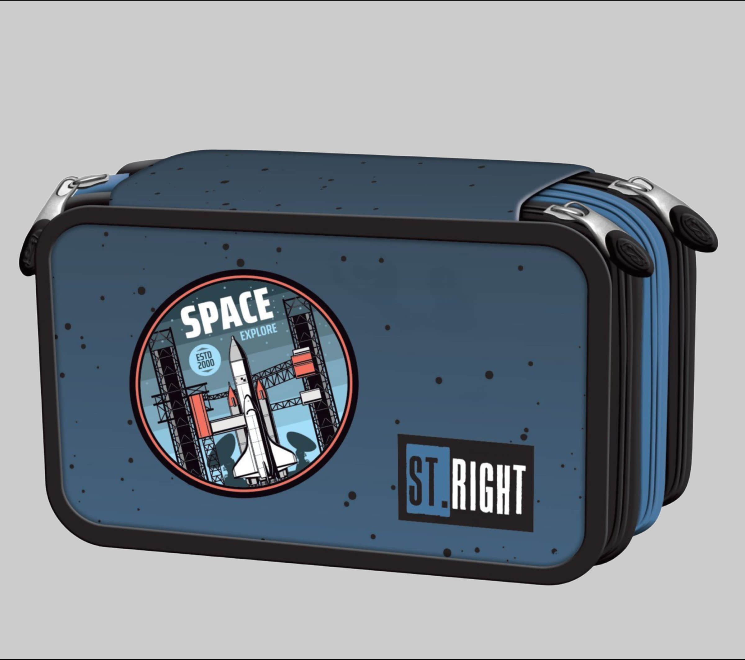 St.Right Ausstattung & Pflege St.Right St. Right XXL Pencil Case/Pencil Pouch 46-Piece Set NASA