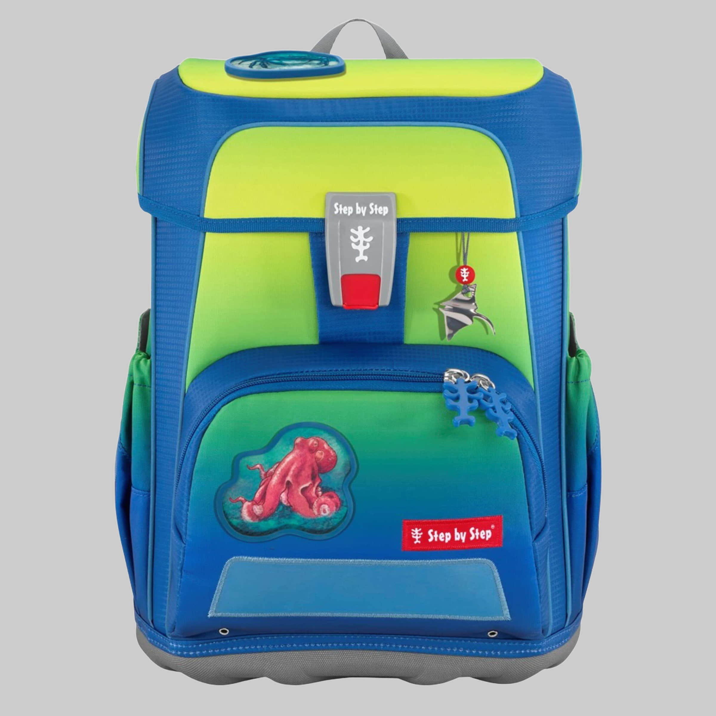 Step by Step Spielzeug Step by Step CLOUD School Backpack Set, 5-Piece (5-tlg) Red Octopu