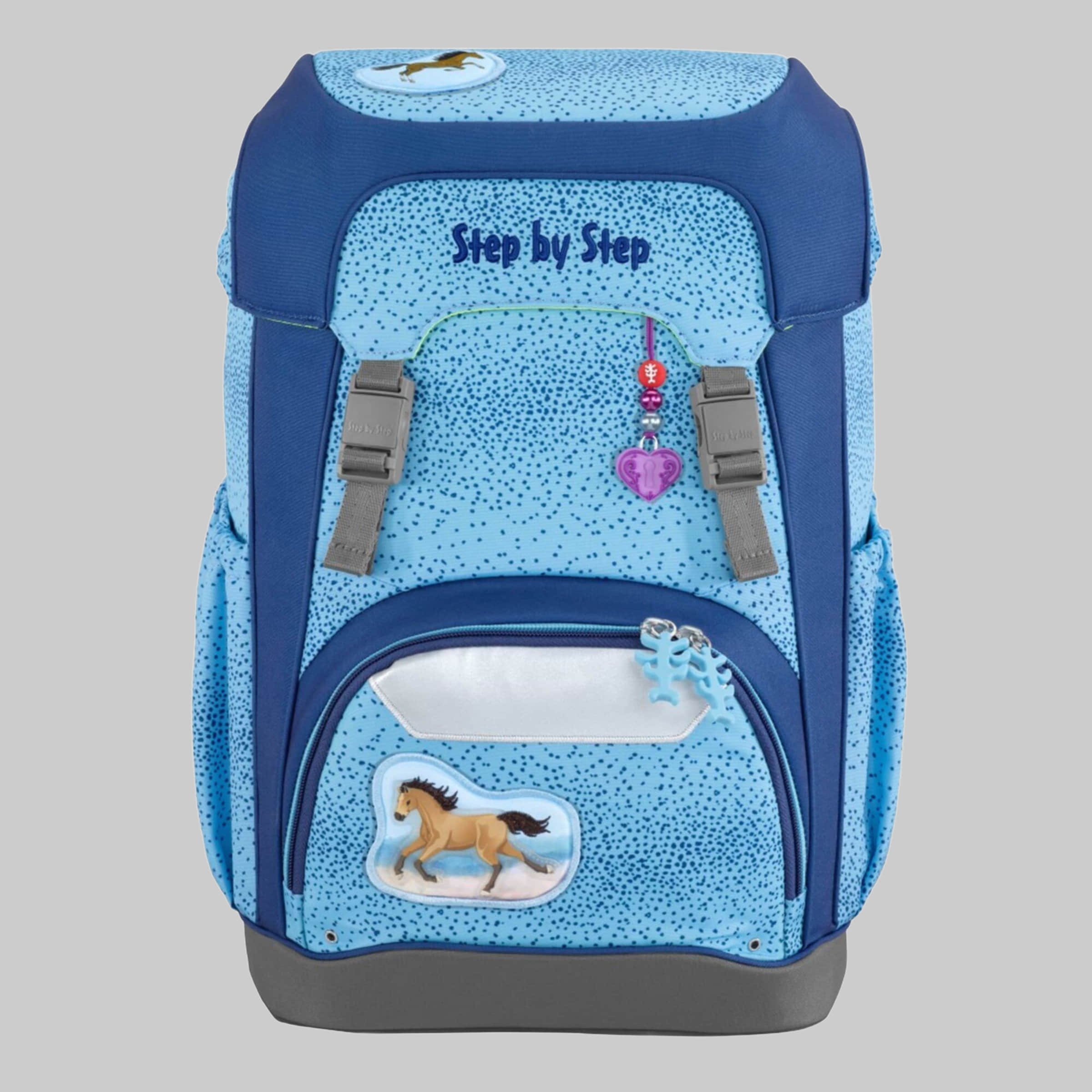 Step by Step Giant School Bag Set, 5-Piece (Backpack, Pencil Case, Sport Bag) Wild Horse Step by Step Spielzeug