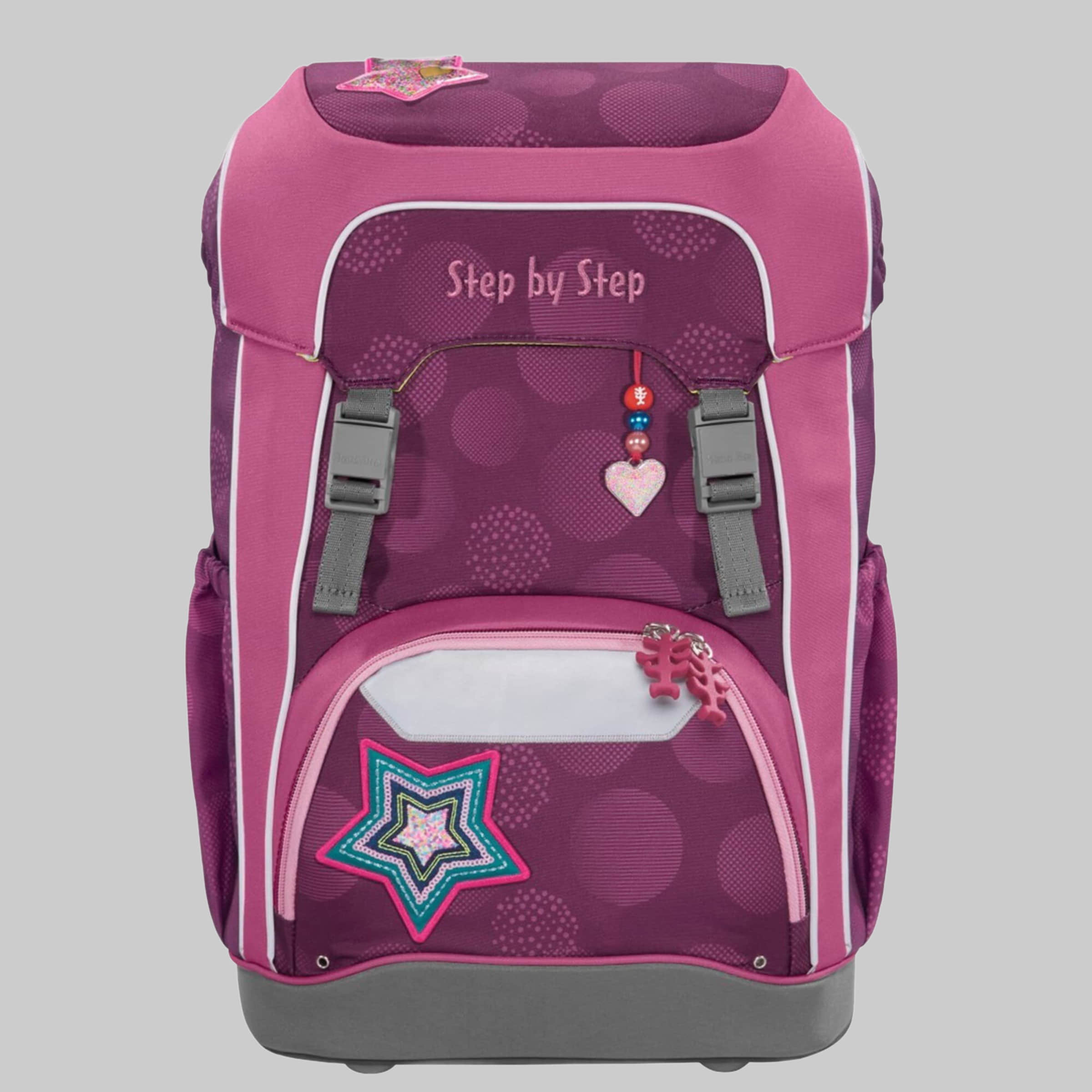 Step by Step Giant School Bag Set, 5-Piece (Backpack, Pencil Case, Sport Bag) Glamour St Step by Step Spielzeug