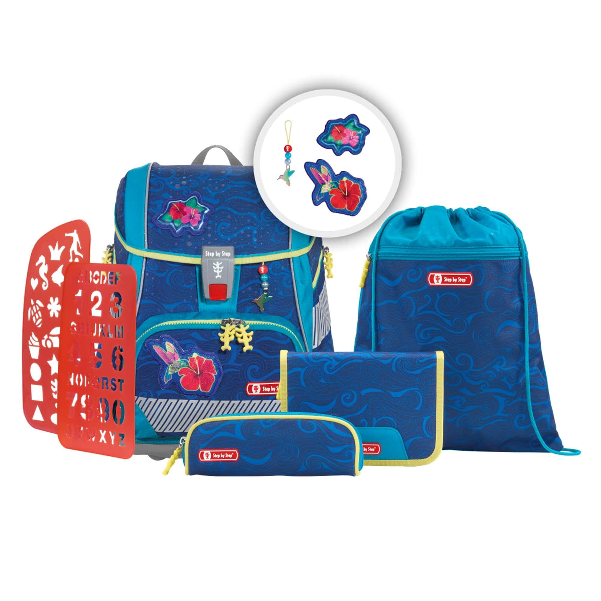 Step by Step Schulranzen 2IN1 PLUS, 6-teilig (5-tlg) Rainbow Co Step by Step Spielzeug